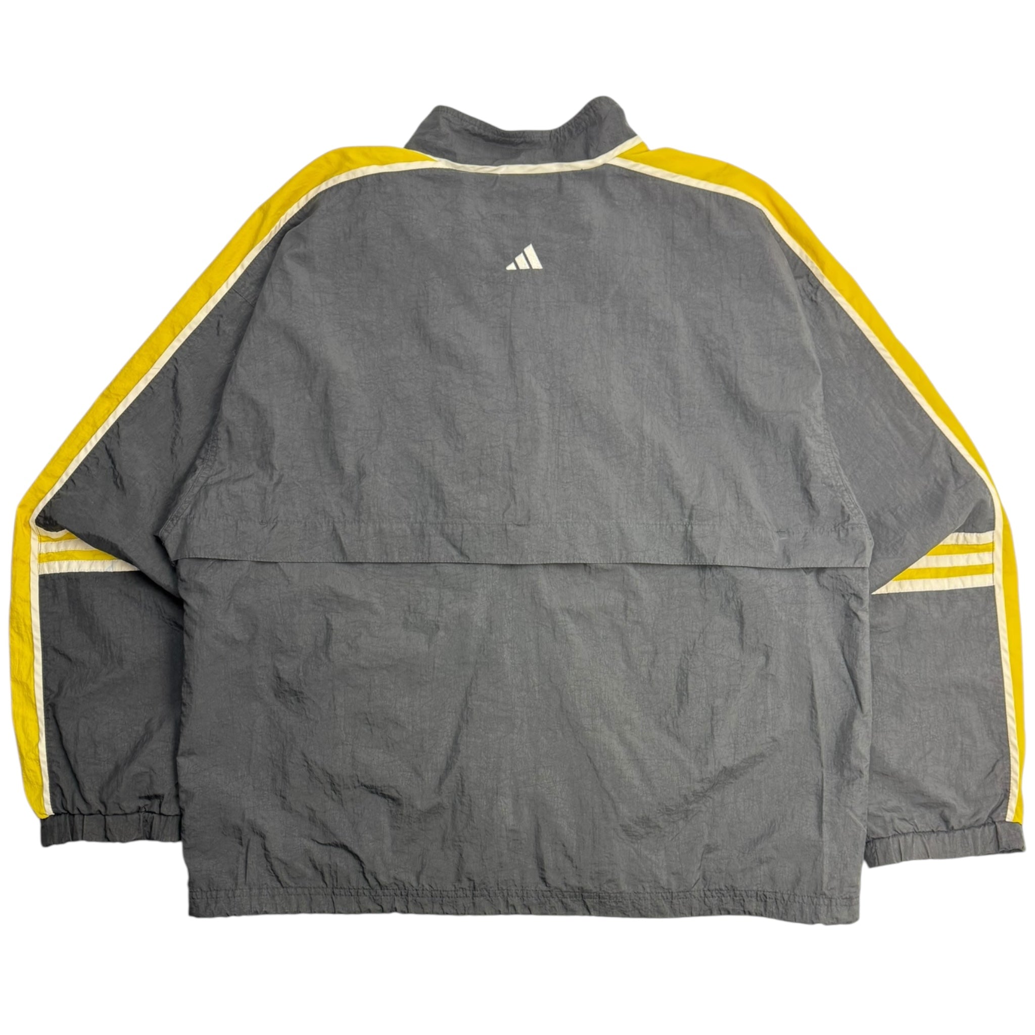 Vintage Adidas Vented Windbreaker Black/Yellow