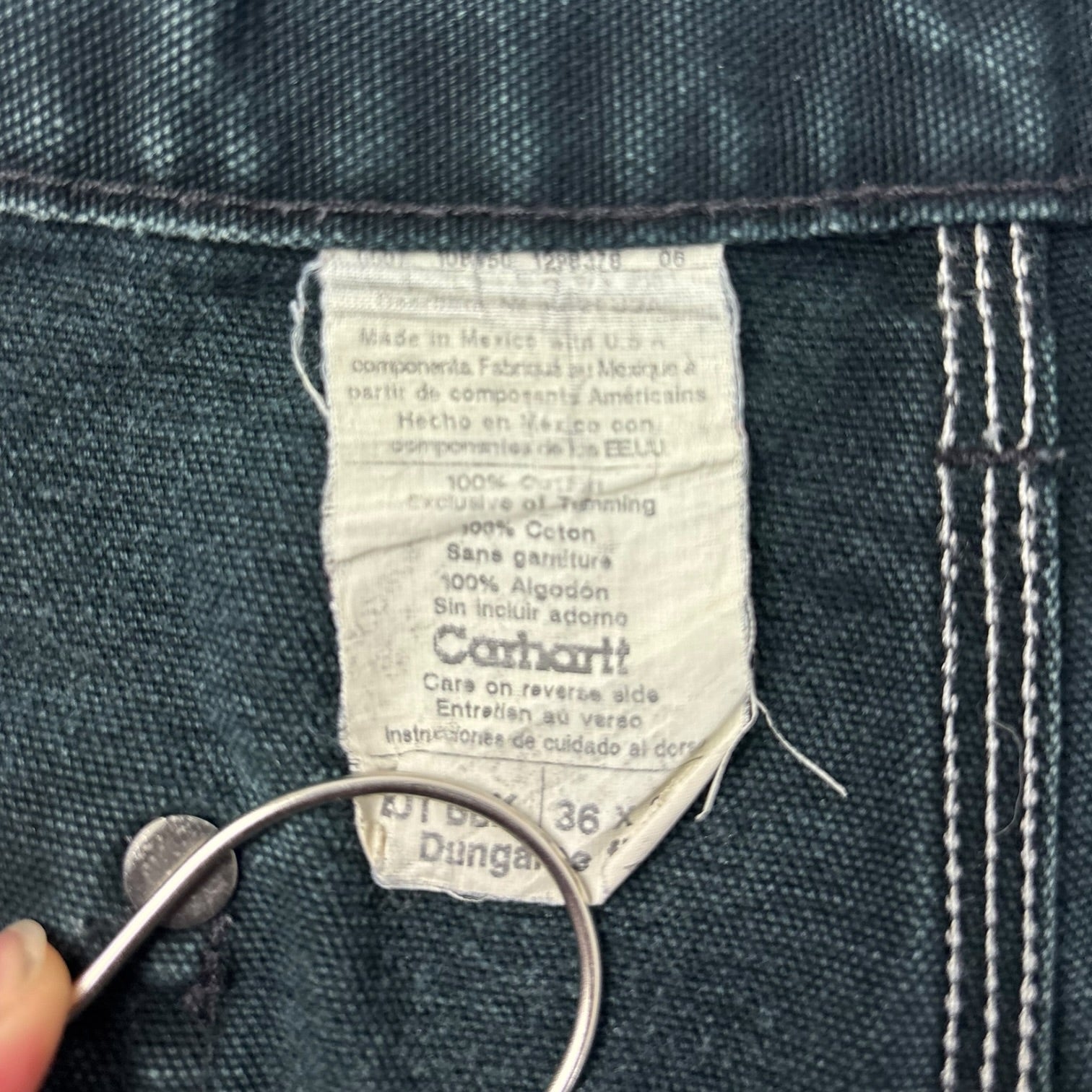 Carhartt Double Knee Pant Washed Black