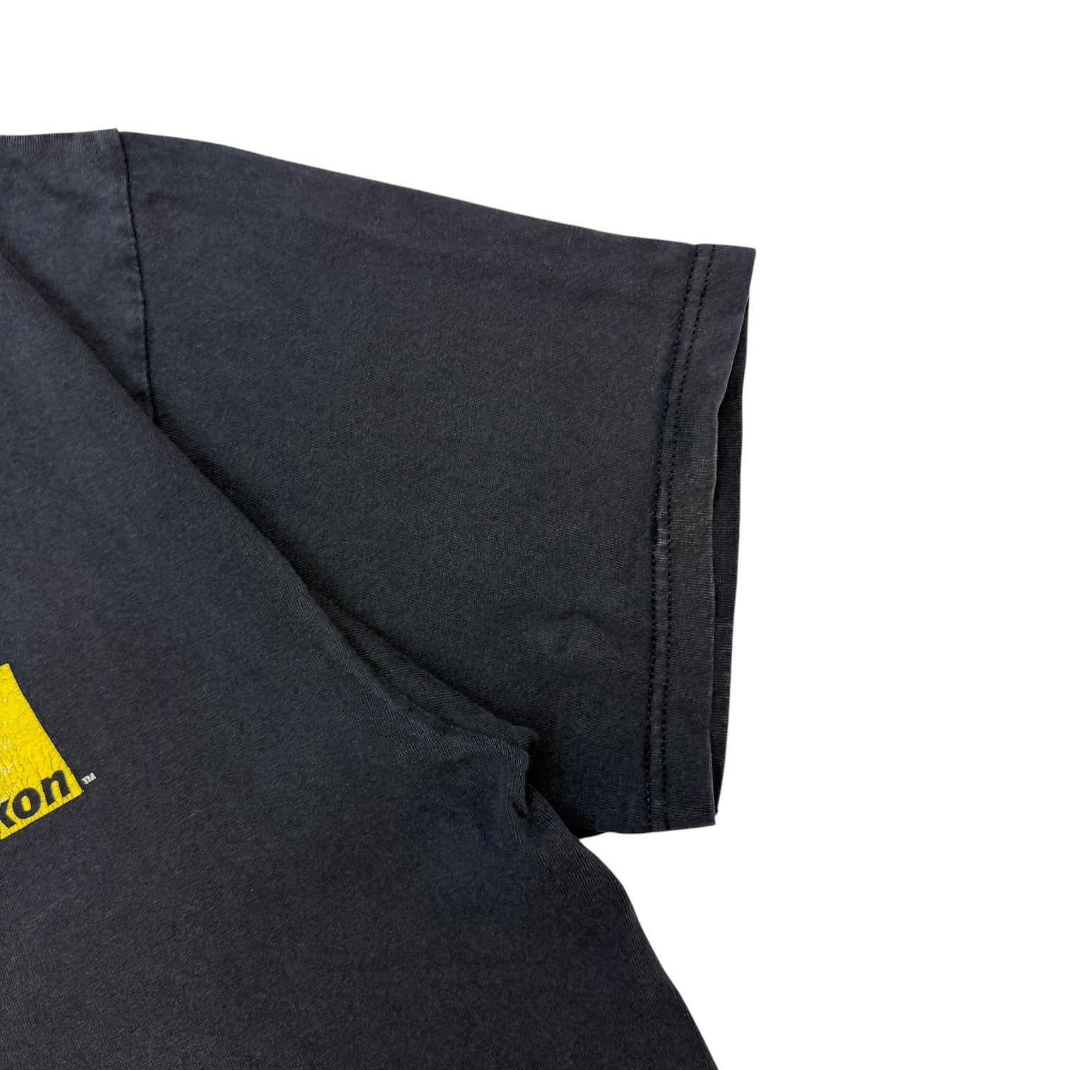 Vintage Nikon Camera Logo Tee Black