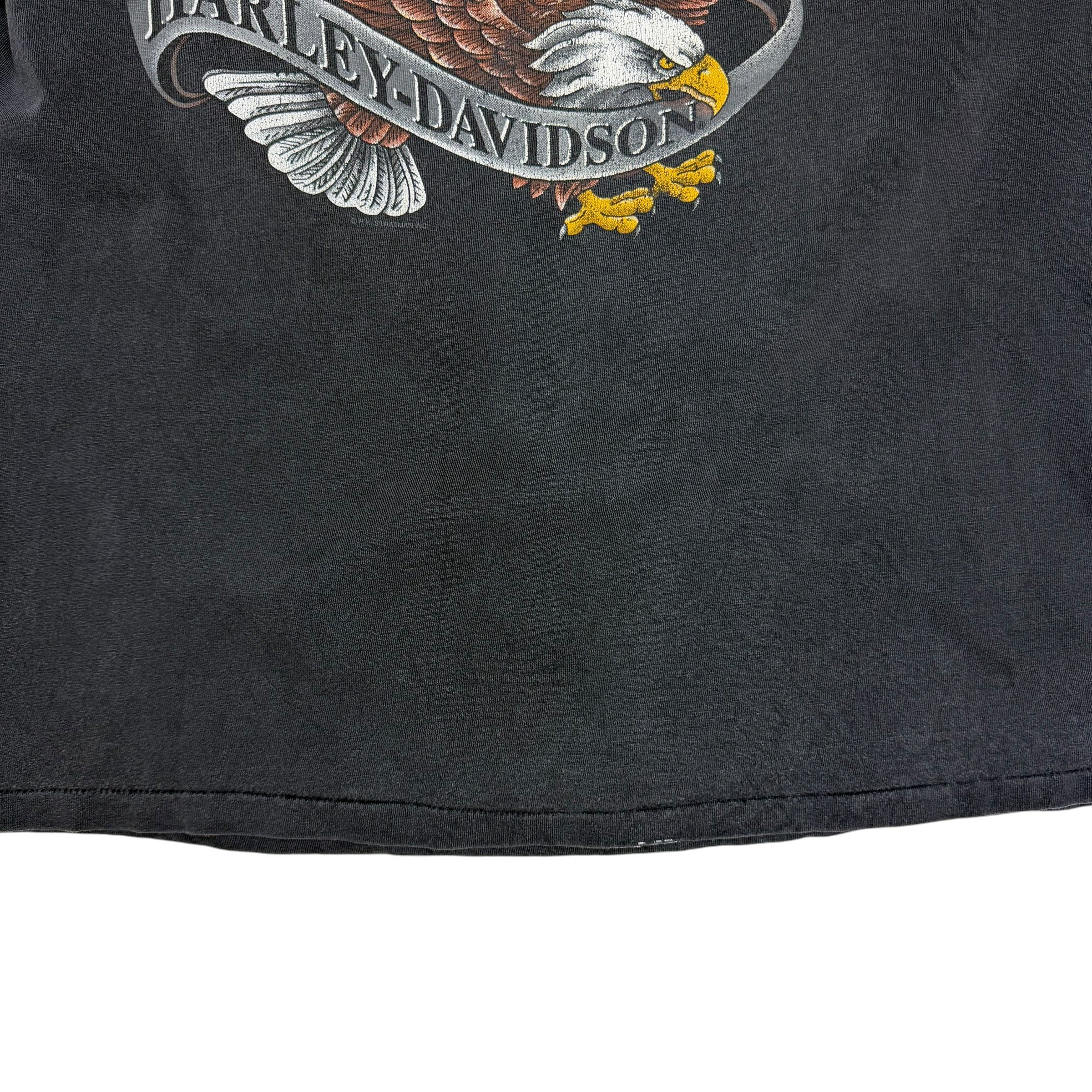 1987 Harley Davidson “Live To Ride” Tee Faded Black