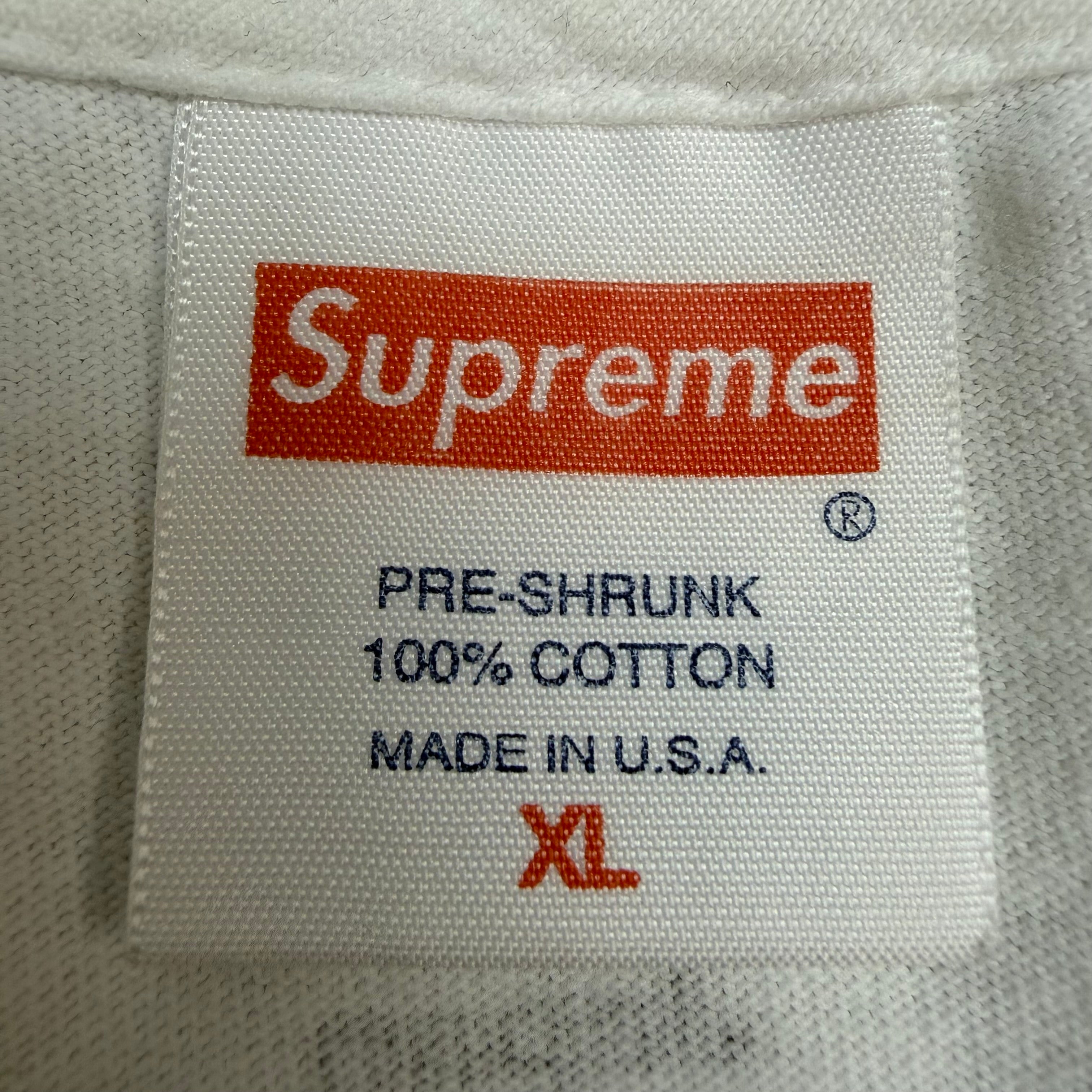 2011 Supreme Japan Relief Box Logo Tee White