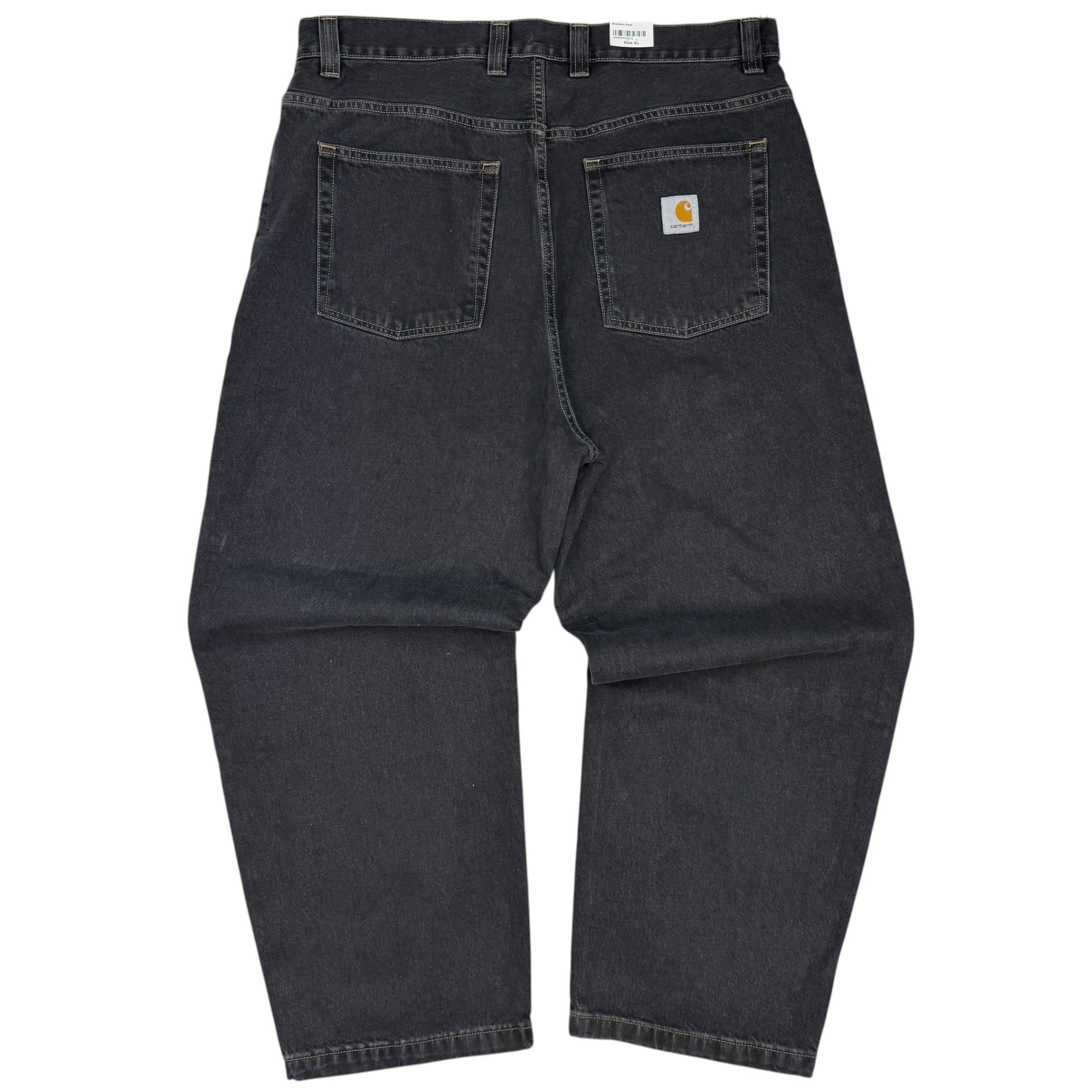 Carhartt WIP Stone Washed Denim Brandon Pant Black