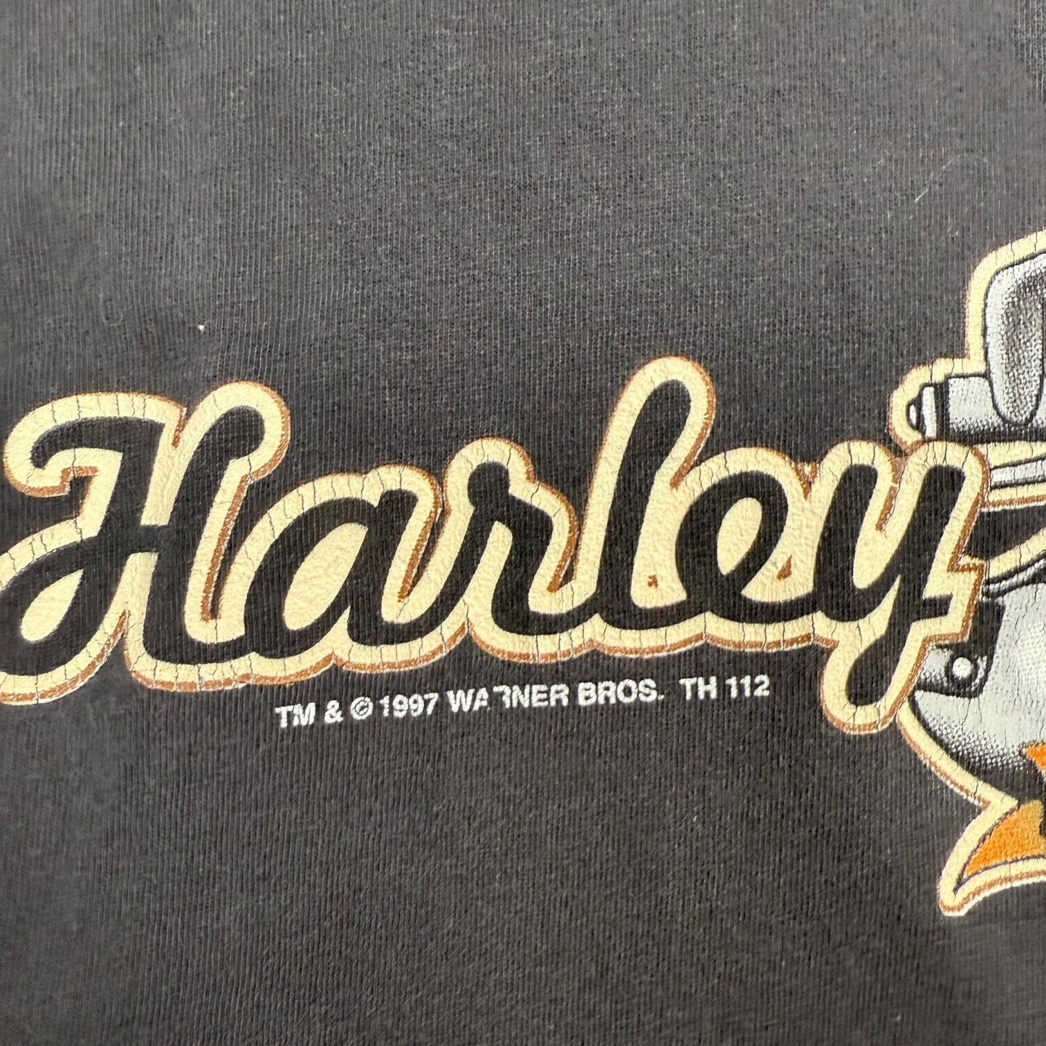 1997 Harley Davidson Tasmanian Devil Tee Black