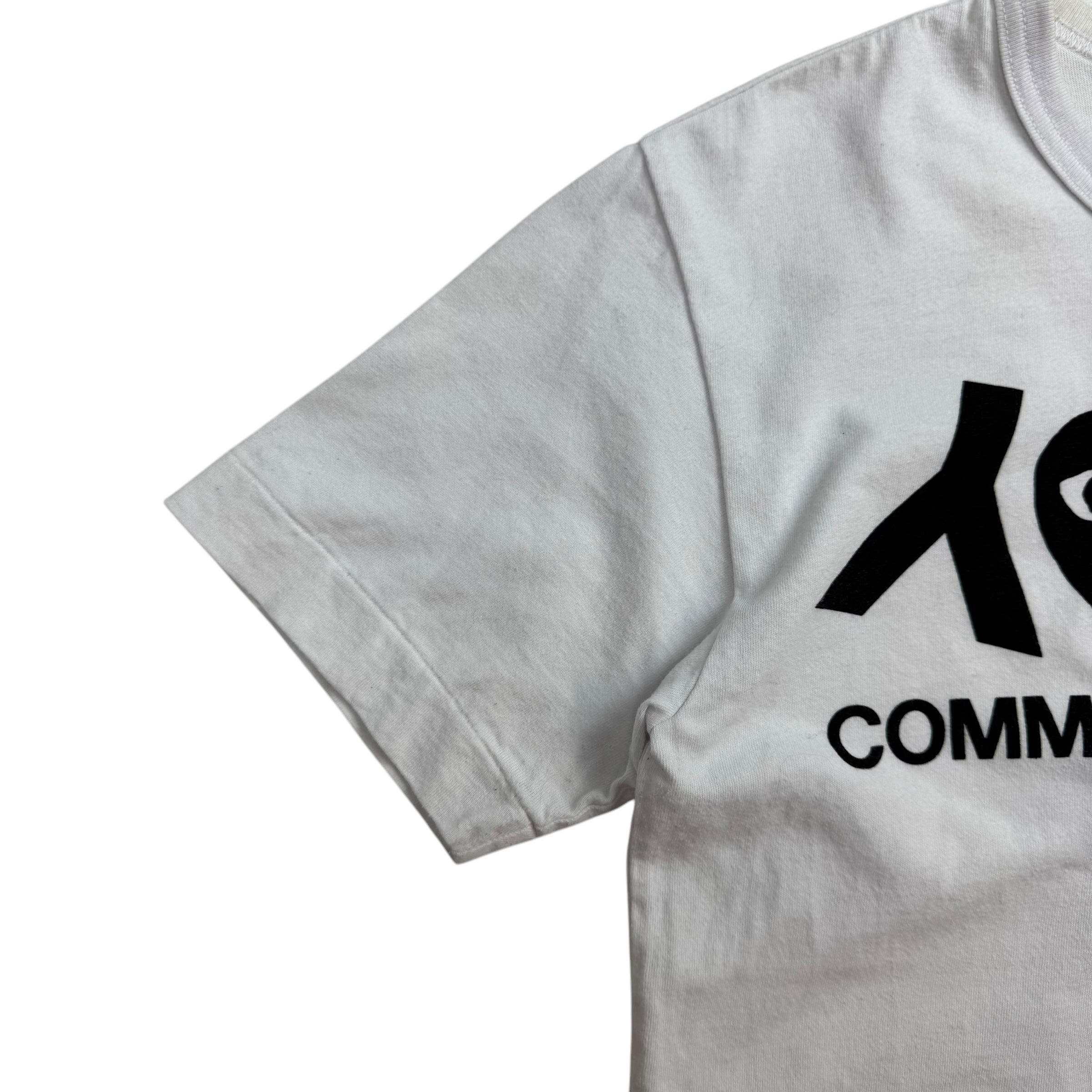 Comme Des Garcons Play Tee White