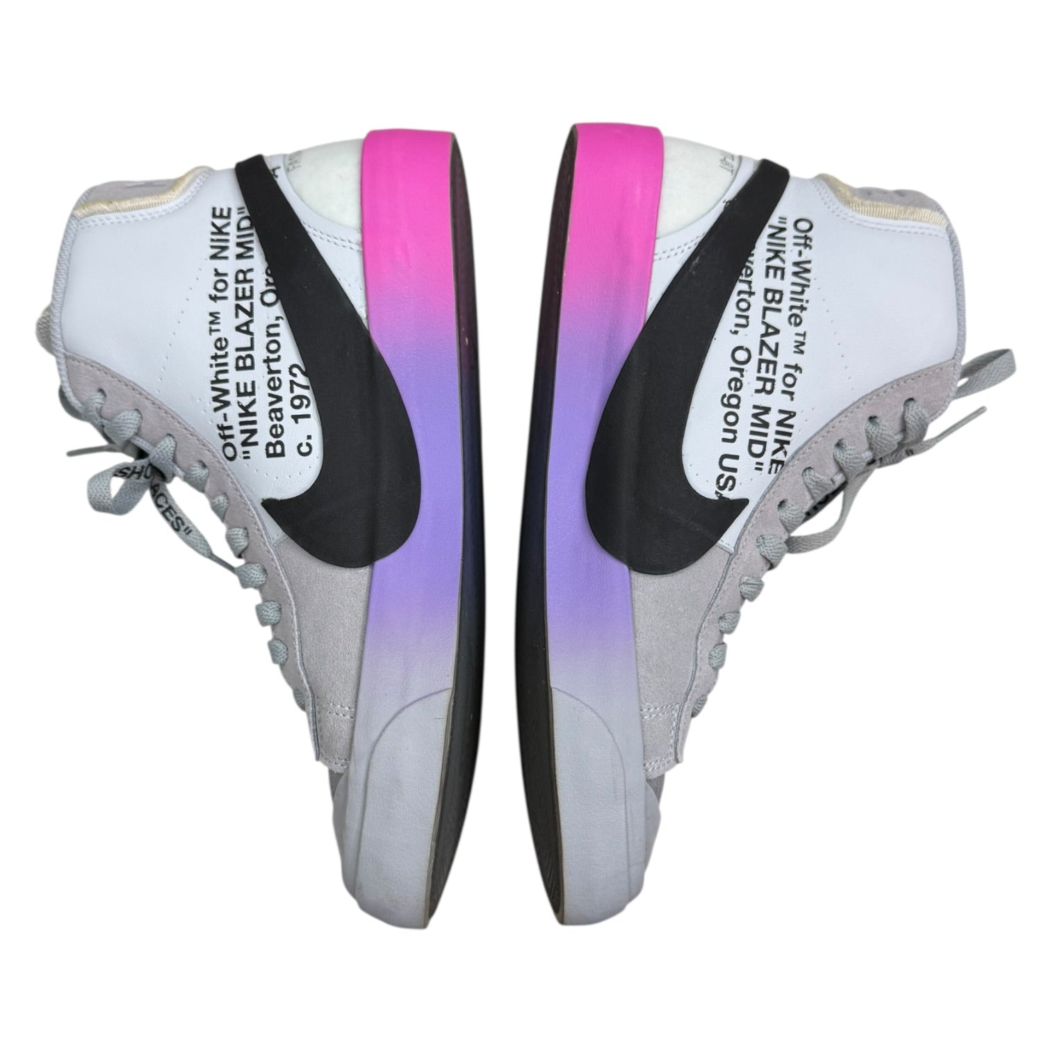 Nike Blazer Mic Off-White Wolf Grey Serena Queen (Used)