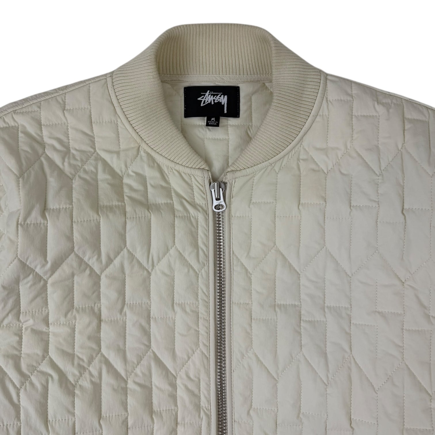 Stussy S Quilted Liner Jacket Cream
