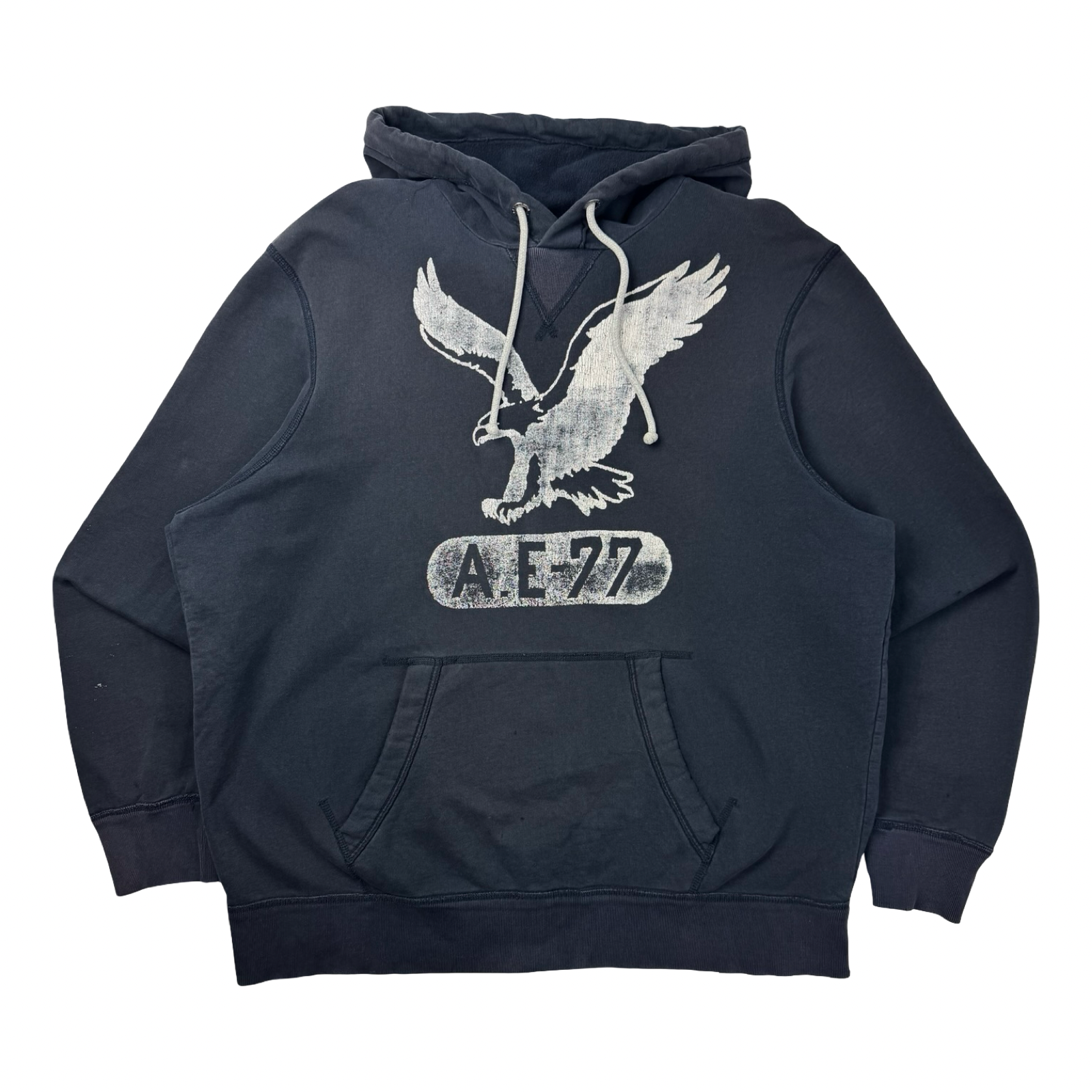 Y2K A_E-77 American Eagle Pullover Hoodie