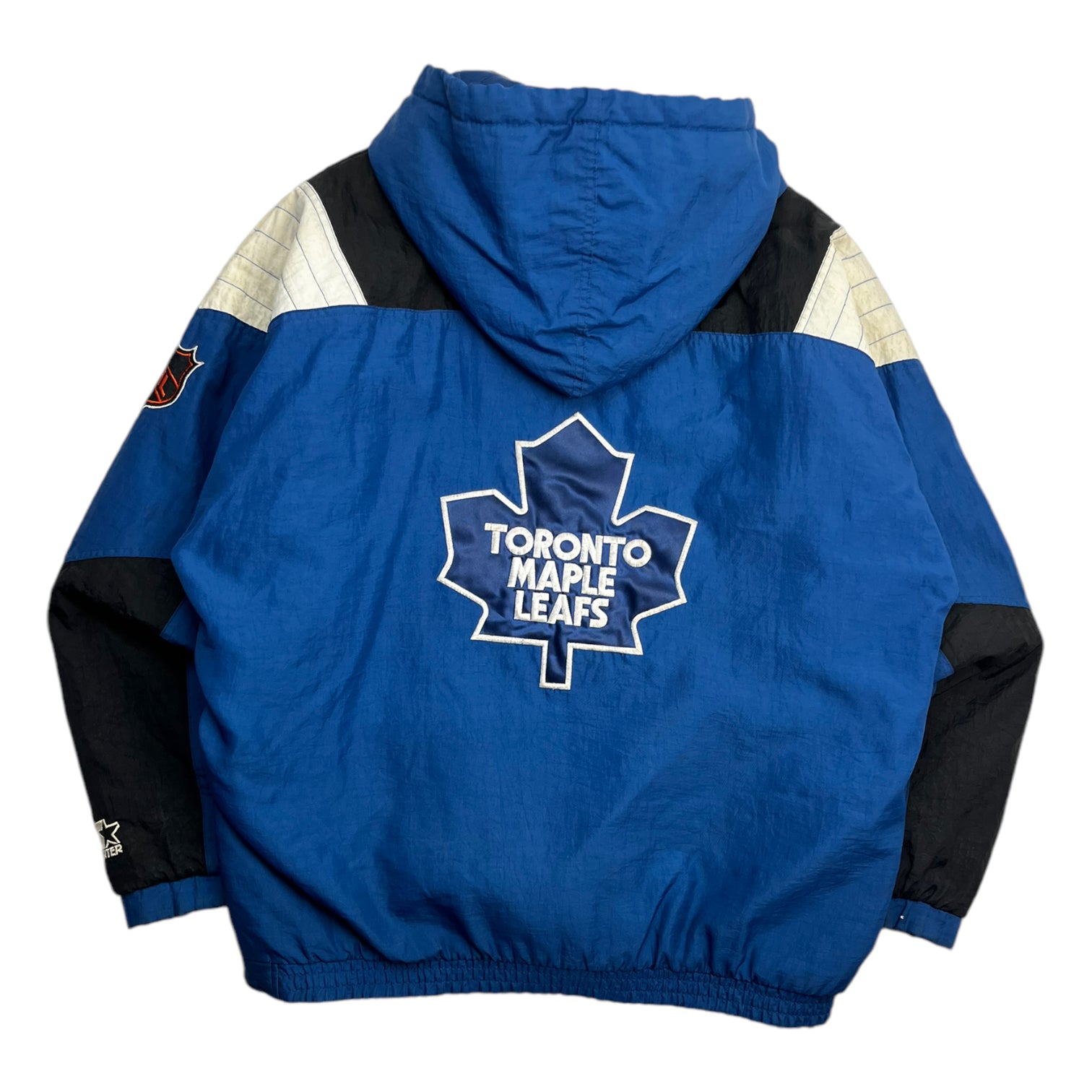 Vintage Toronto Maple Leafs Quarter Zip Starter Jacket