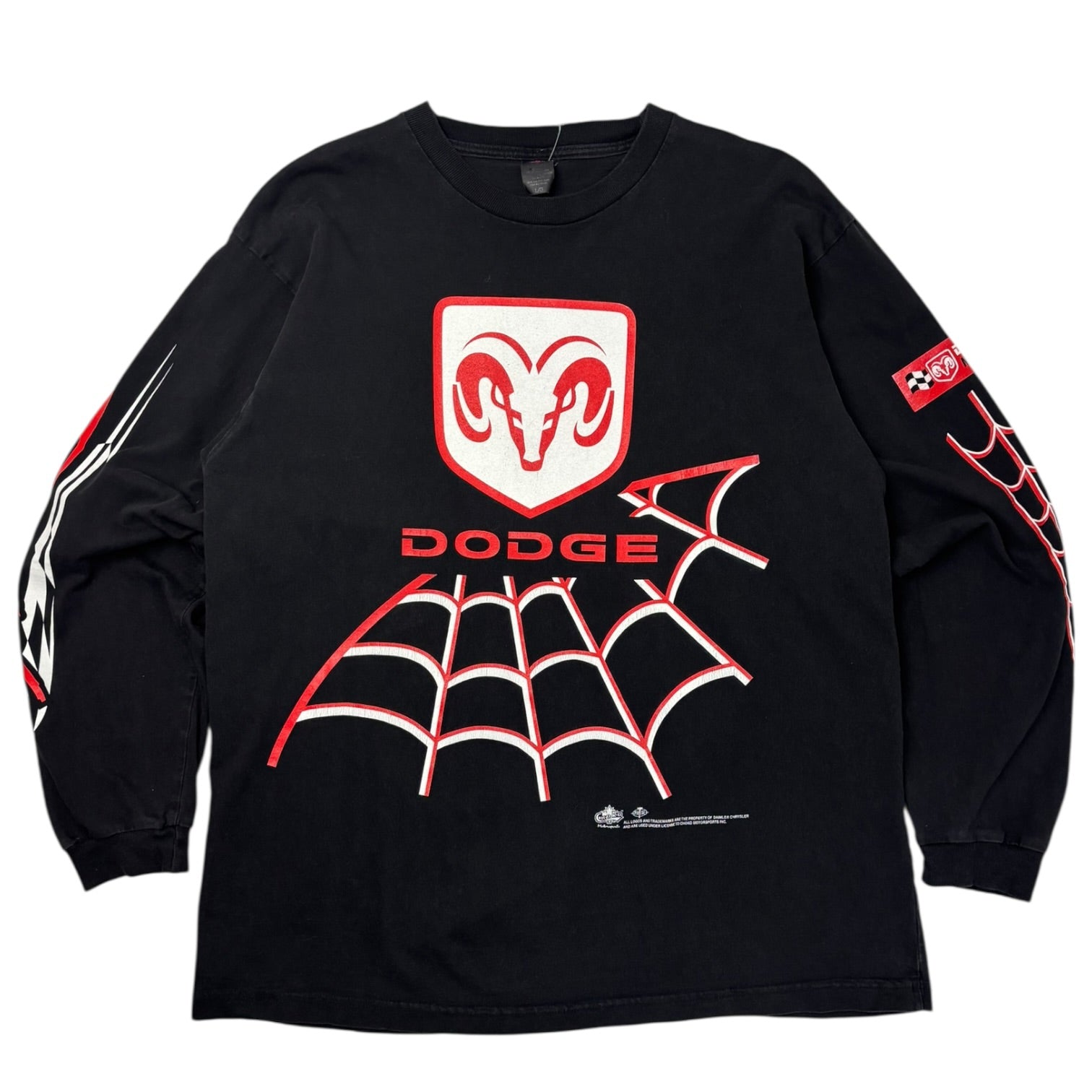 Vintage Dodge Racing Spider Web Longsleeve Shirt
