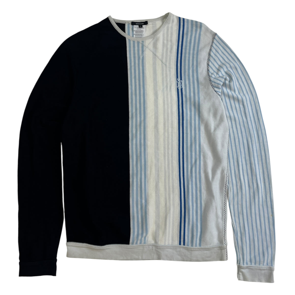 Versace Classic V2 Colorblock Striped Long-Sleeve Knit