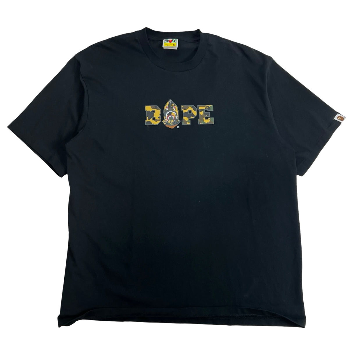 BAPE 1st Camo Logo Relaxed Fit T-Shirt Black