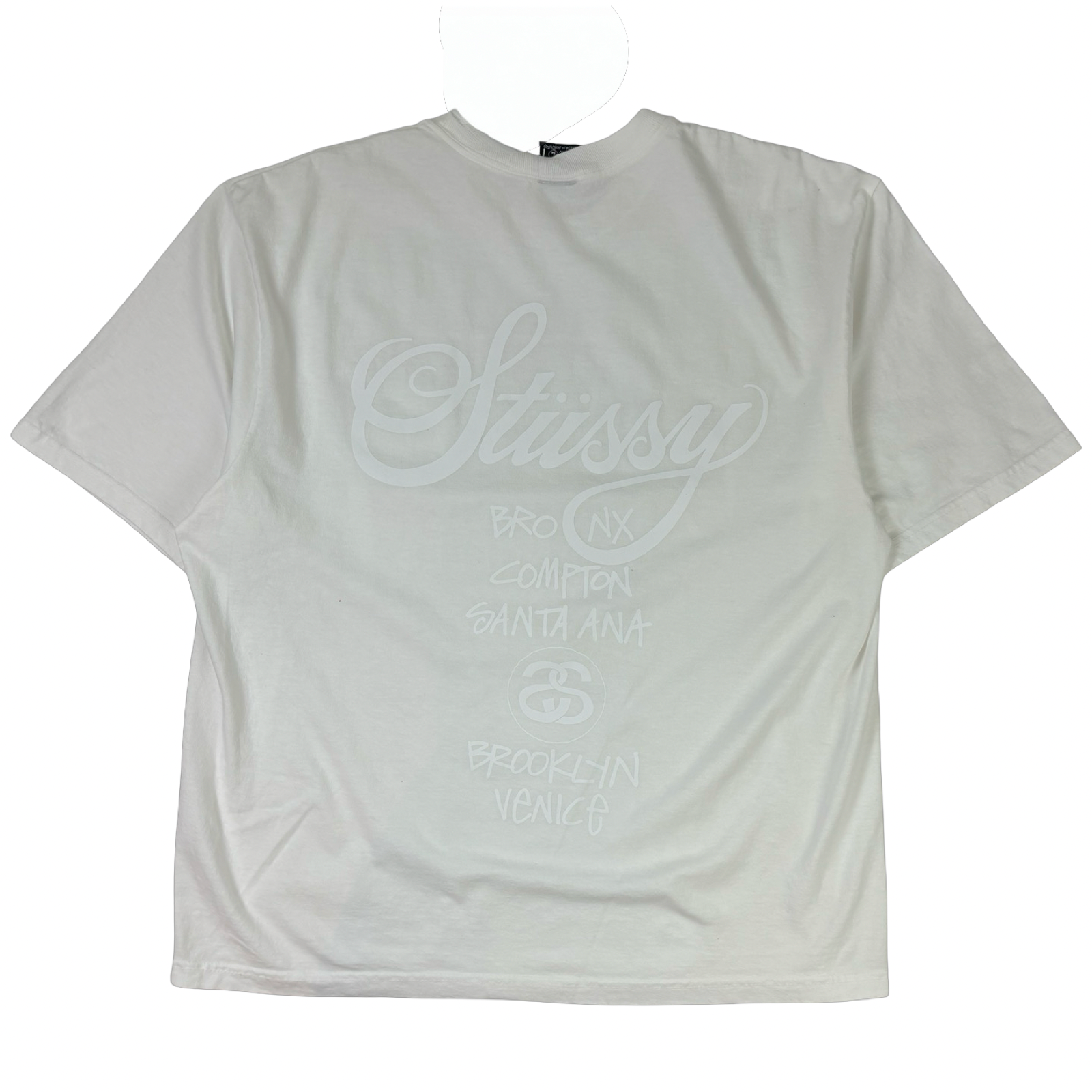Stussy World Tour Pigment-Dyed T-Shirt Natural