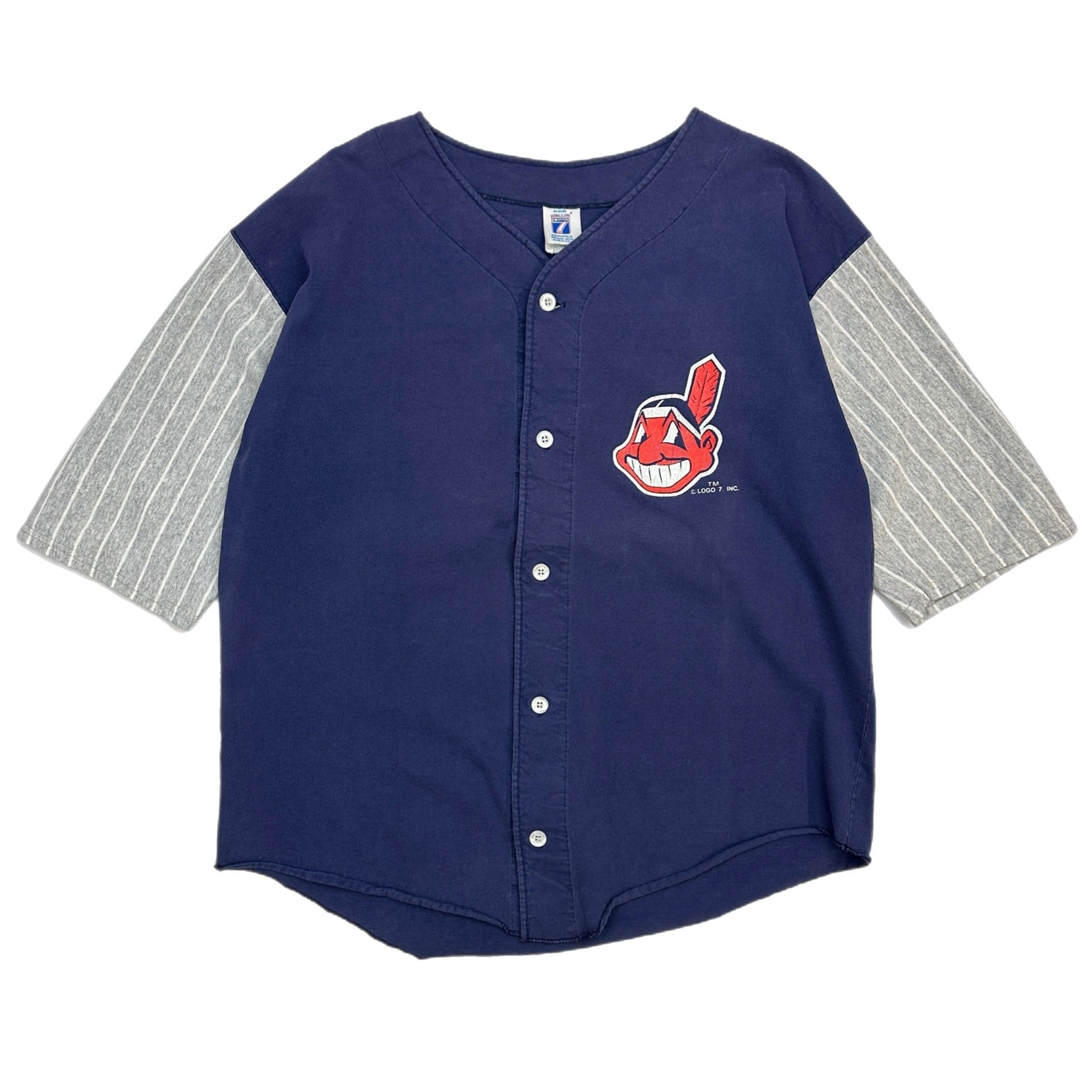 Vintage Cleveland Indians Cotton Baseball Jersey