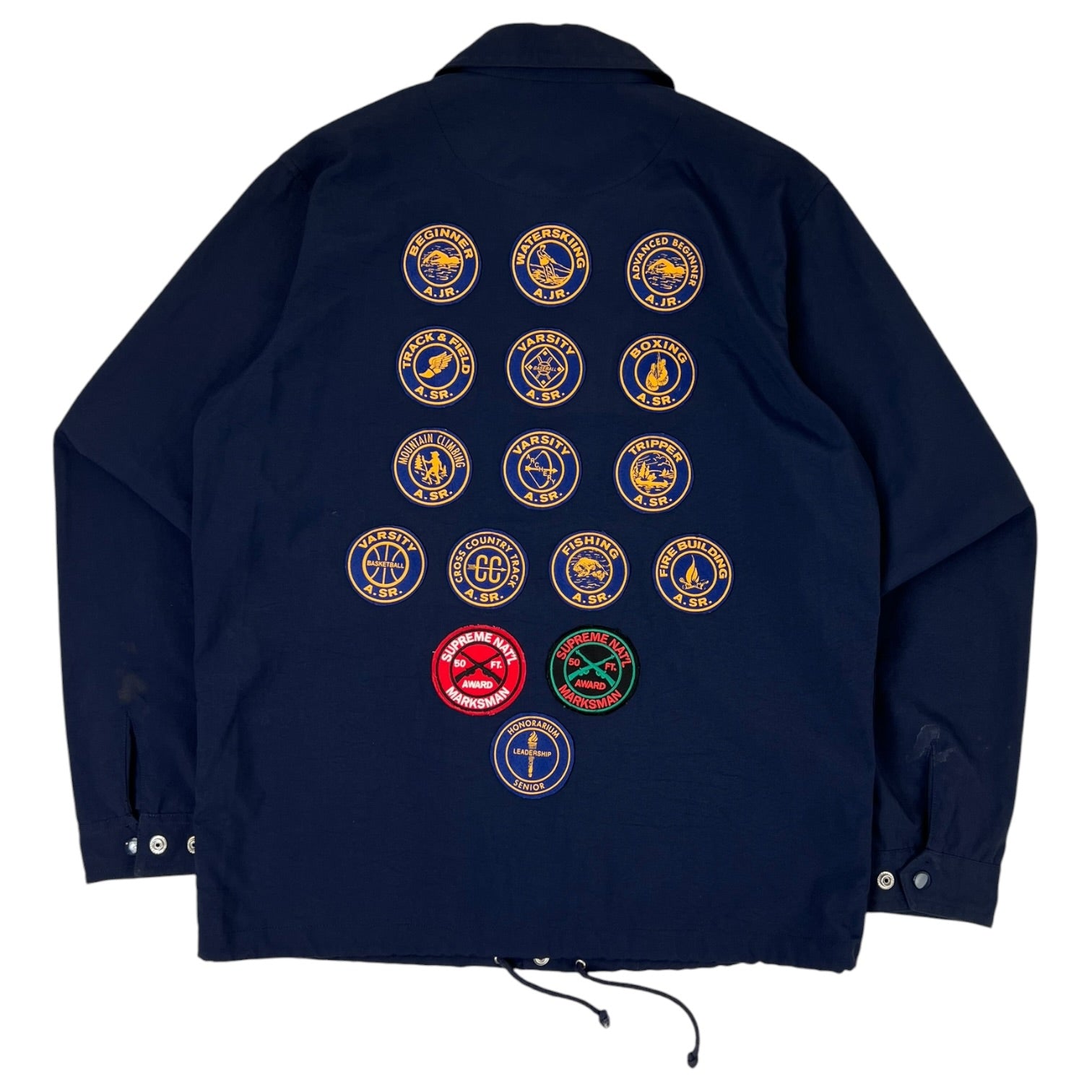 Supreme NYC Twill Coaches Jacket Navy