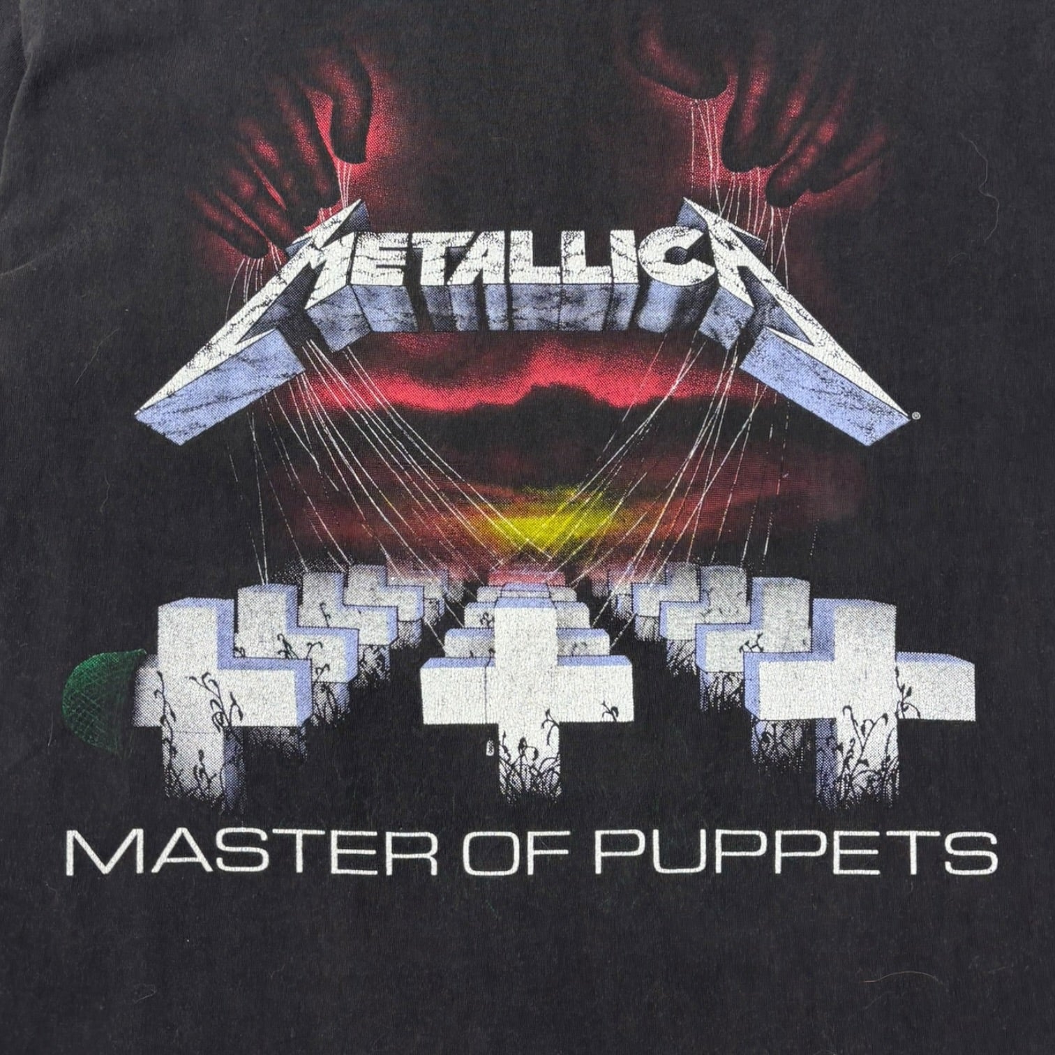 Vintage Metallica ‘Master of Puppets’ Album T-Shirt Black