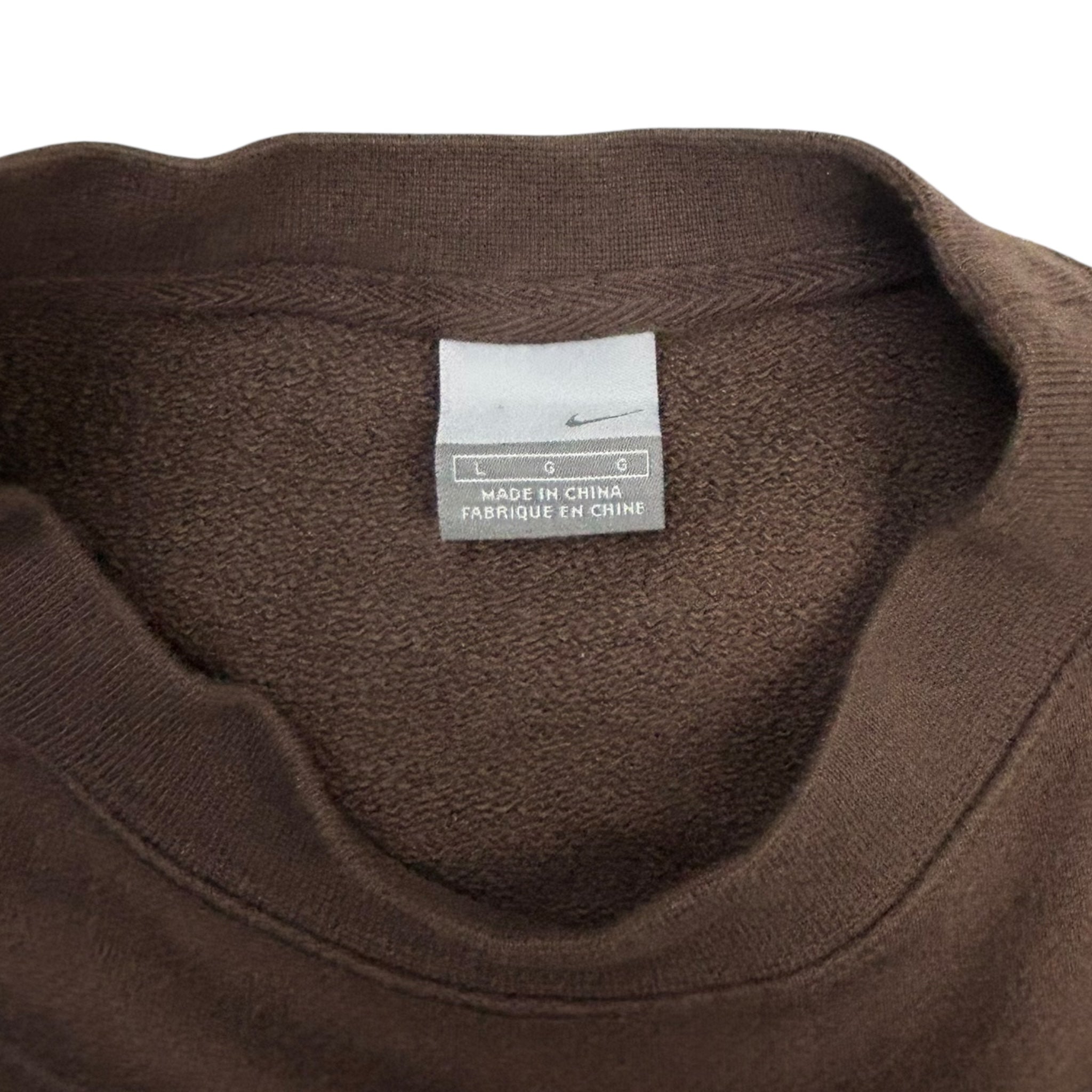 Vintage Y2K Nike X-Rated Air Trainer Crewneck Brown