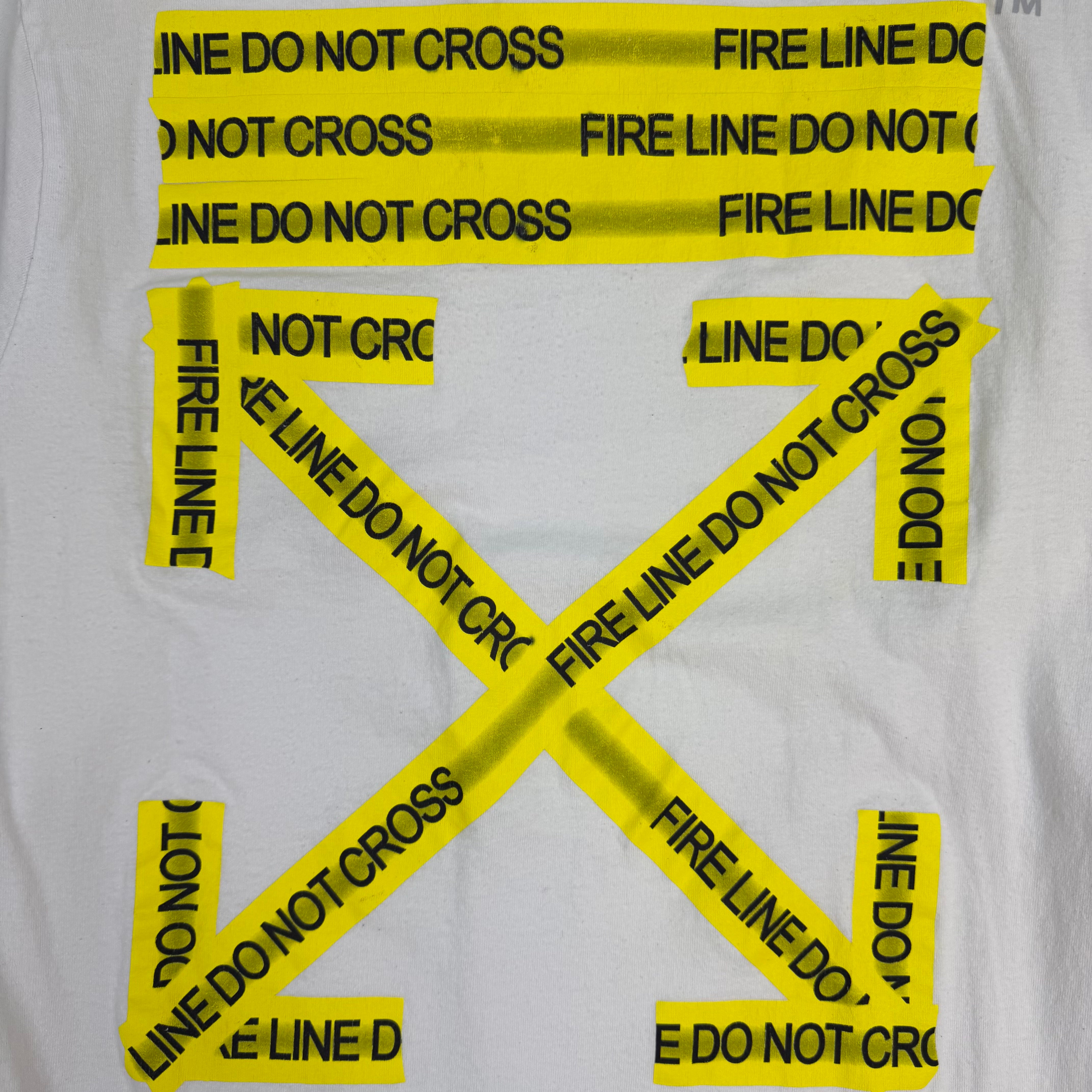 Off-White Temperature Firetape Longsleeve White