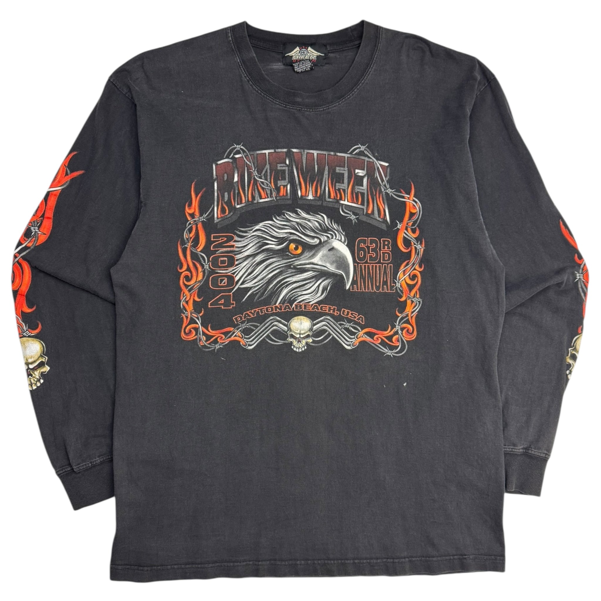 2004 Daytona Bike Rally Flame Longsleeve T-Shirt