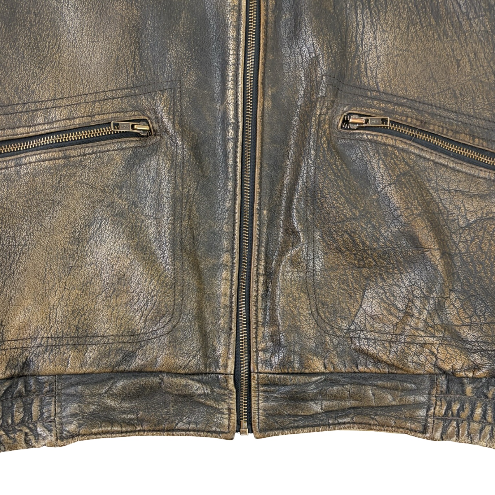 Vintage Leather Jacket Brown