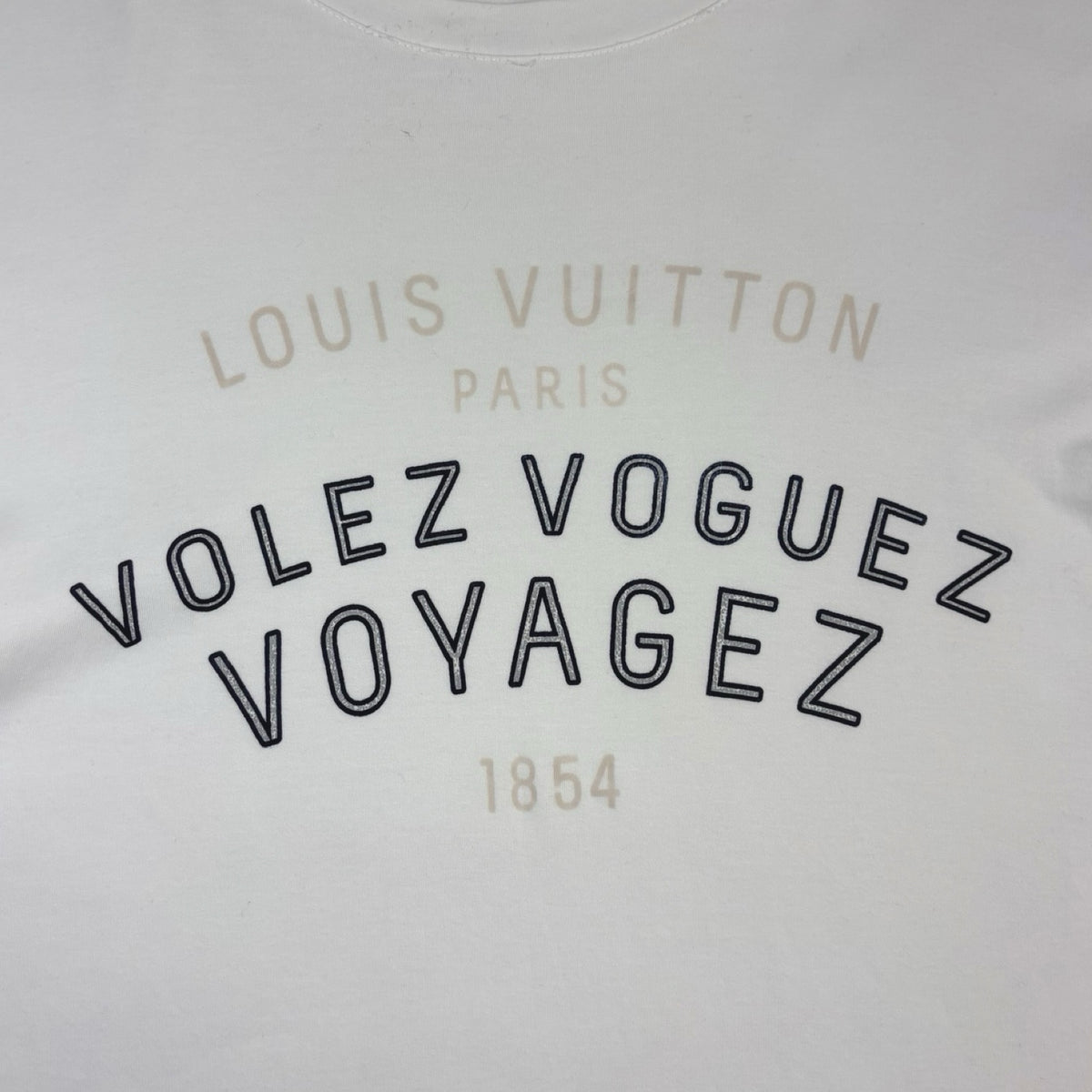 Louis Vuitton “Volez Vougues Voyagez” T-Shirt White