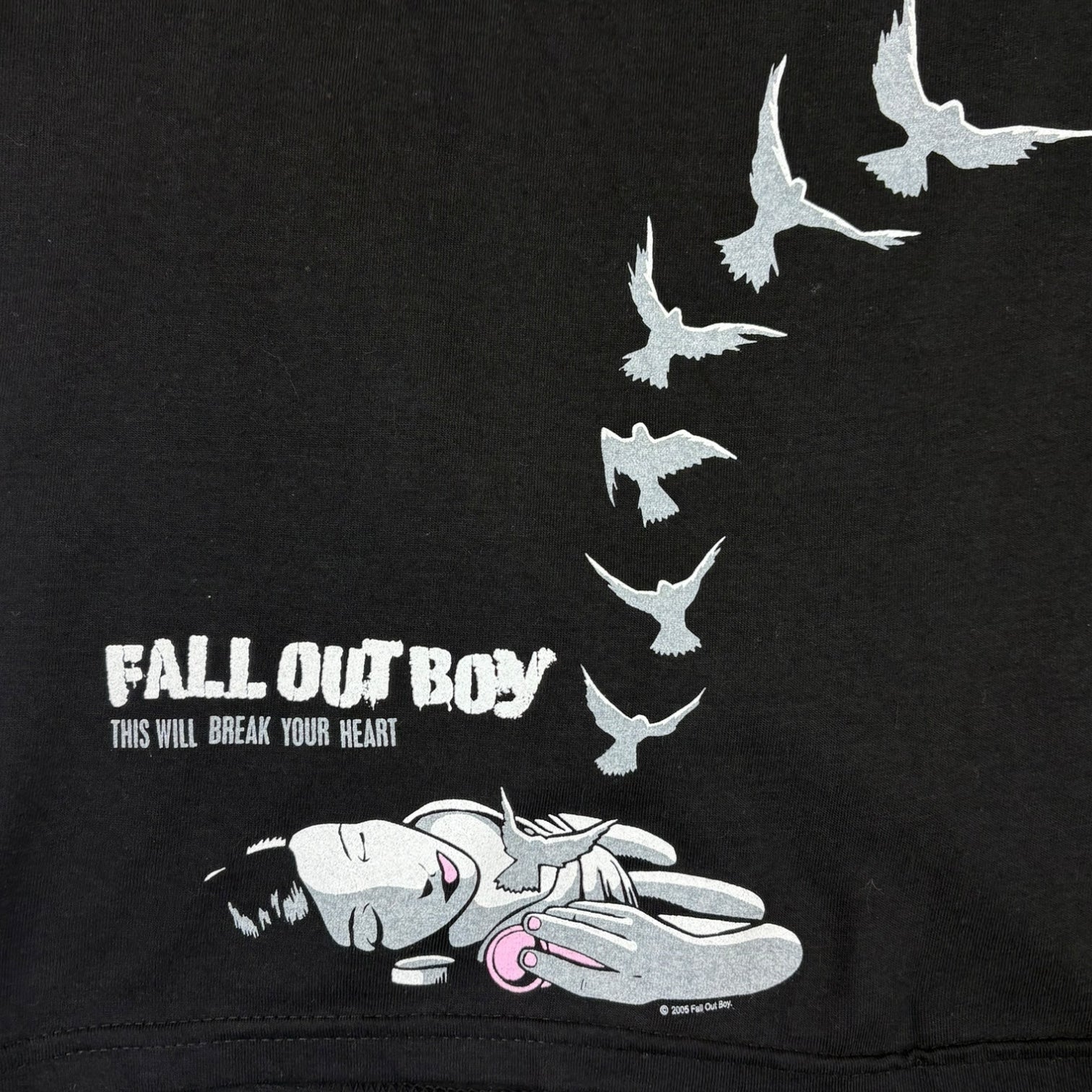2005 Fall Out Boy “This Will Break Your Heart” T-Shirt Black