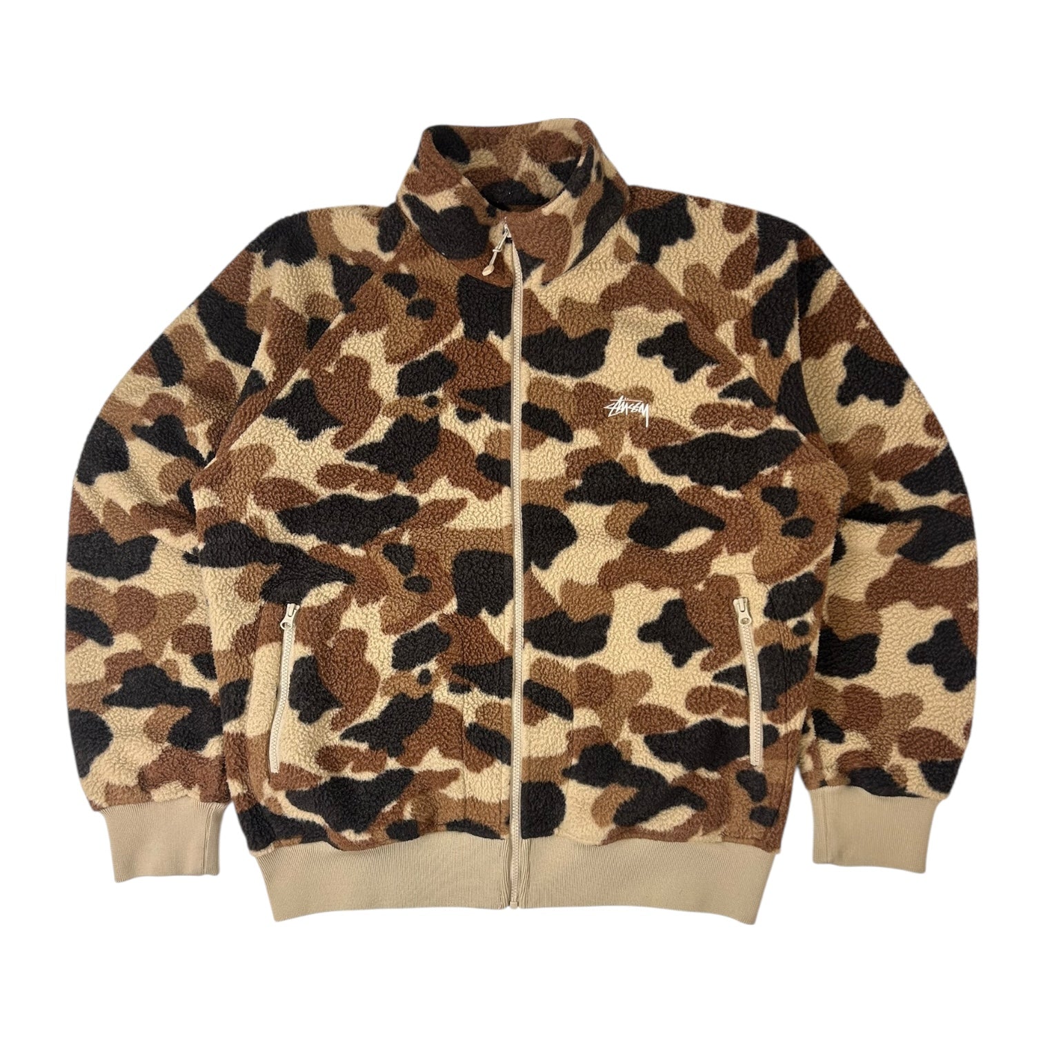 Stussy Fleece Jacket Camo