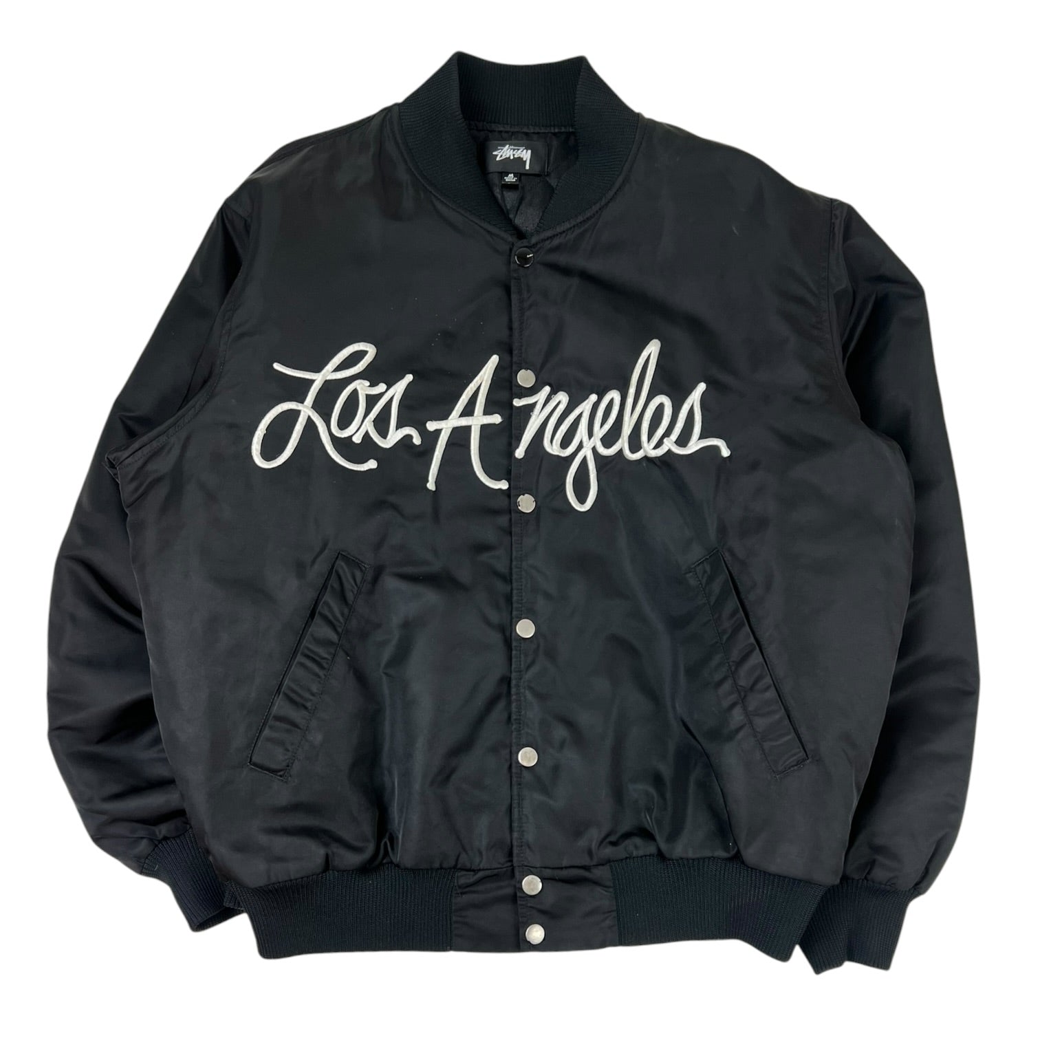 Stüssy LA Chapter Satin Varsity Jacket