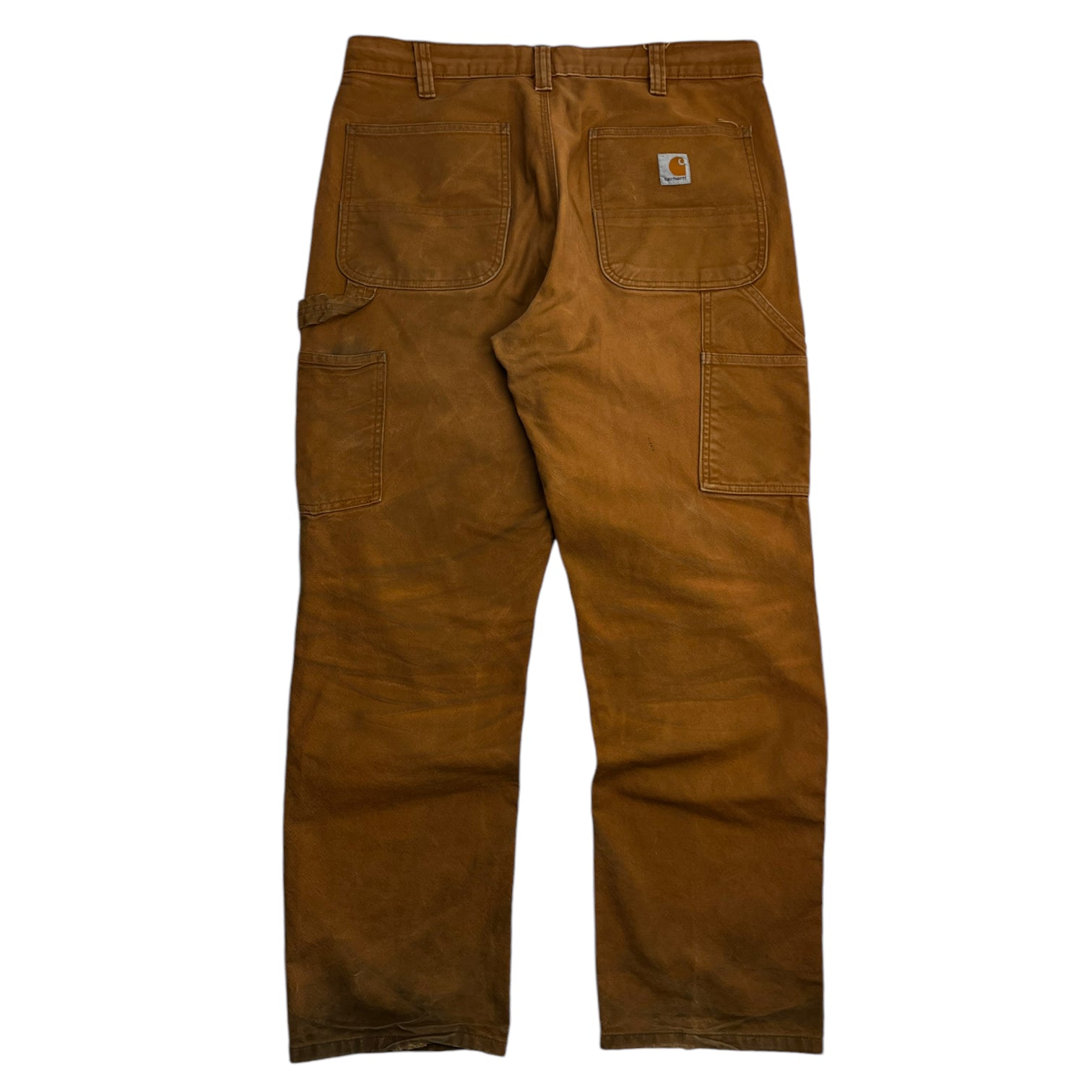 Carhartt Double Knee Work Pants Dark Tan