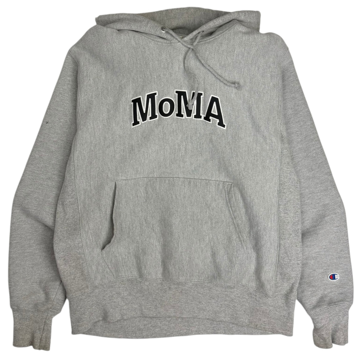Champion X MoMA Reverse Weave Hoodie Oxford Gray