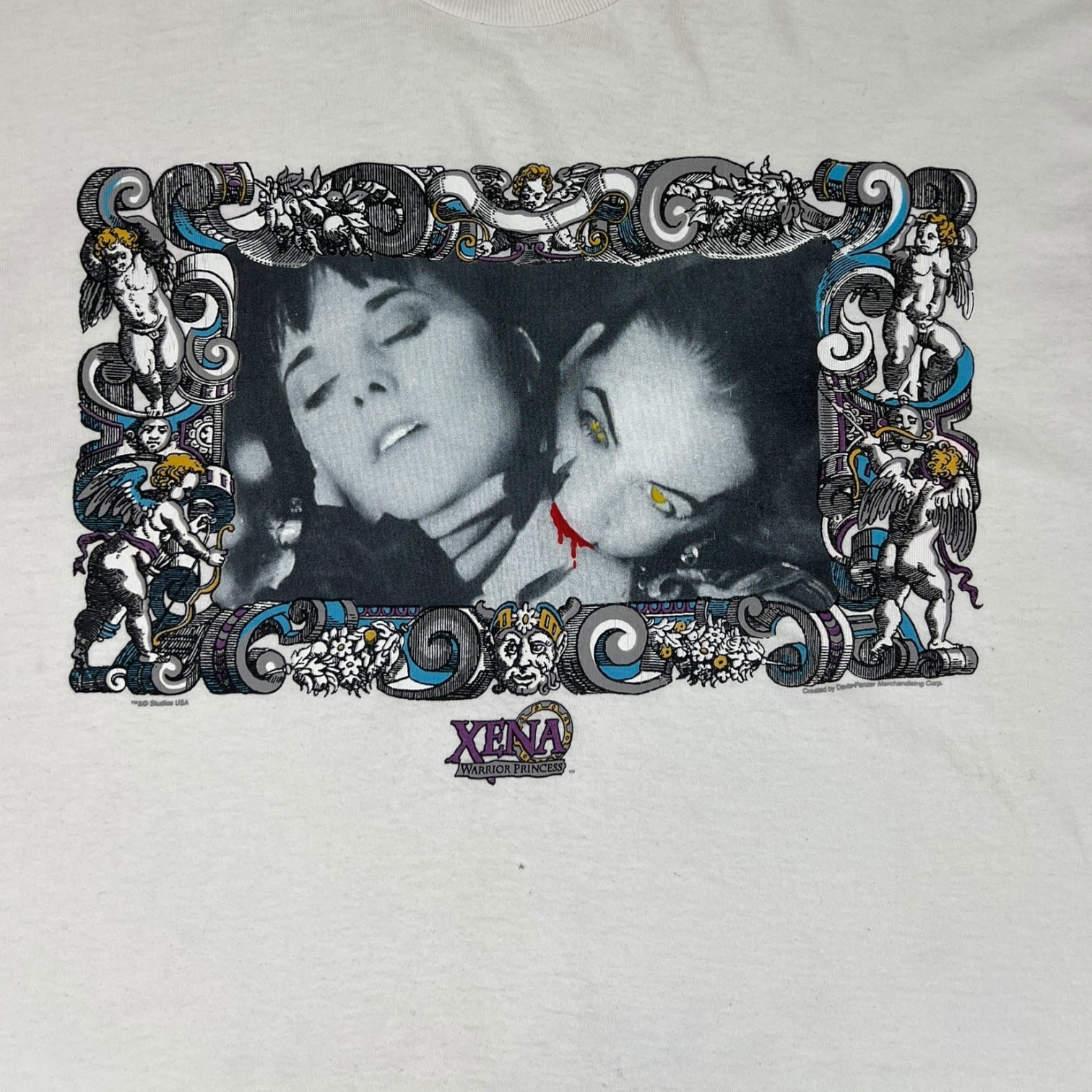 Vintage Xena Girls Just Wanna Have Fun T-Shirt White