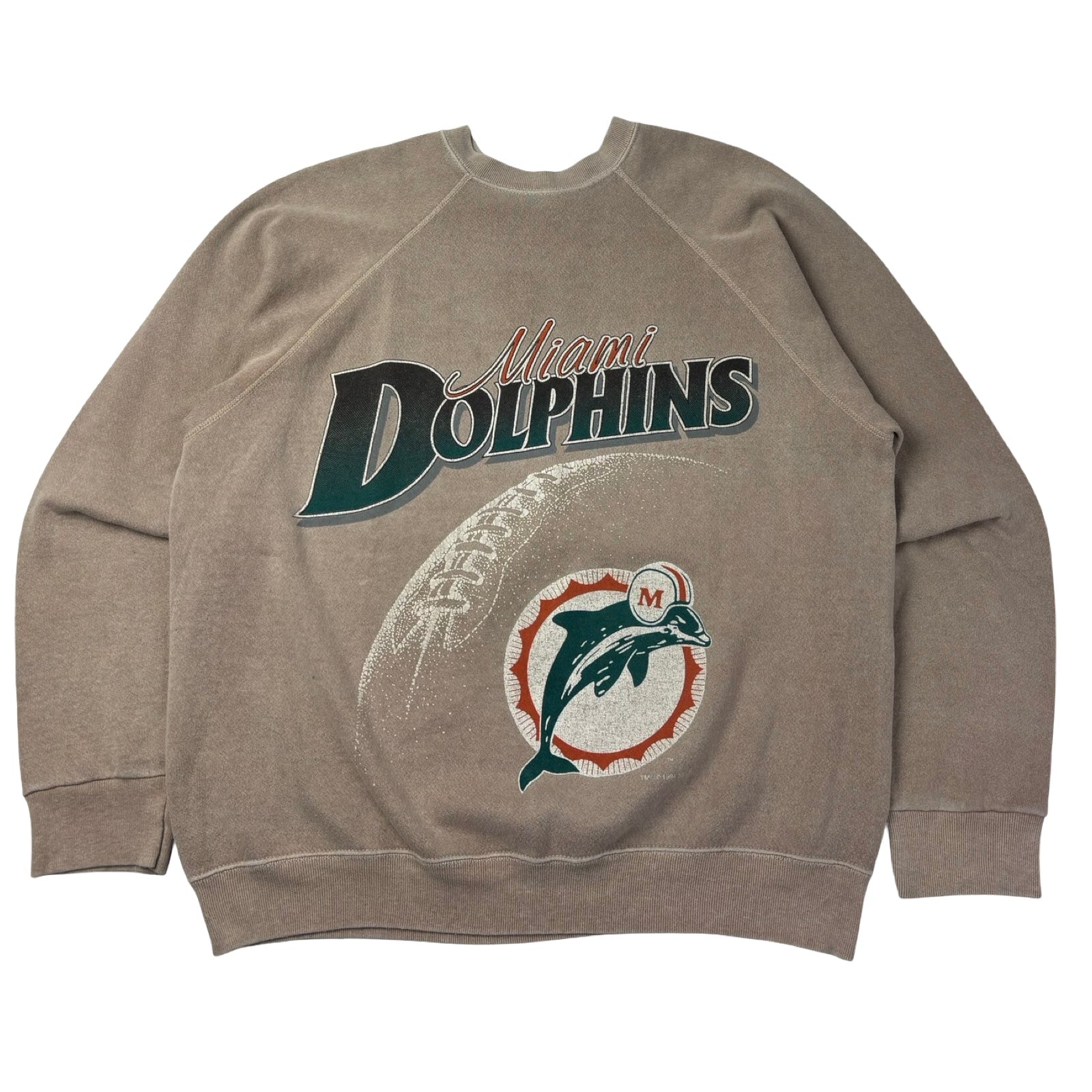 1994 NFL Miami Dolphins Crewneck Sand