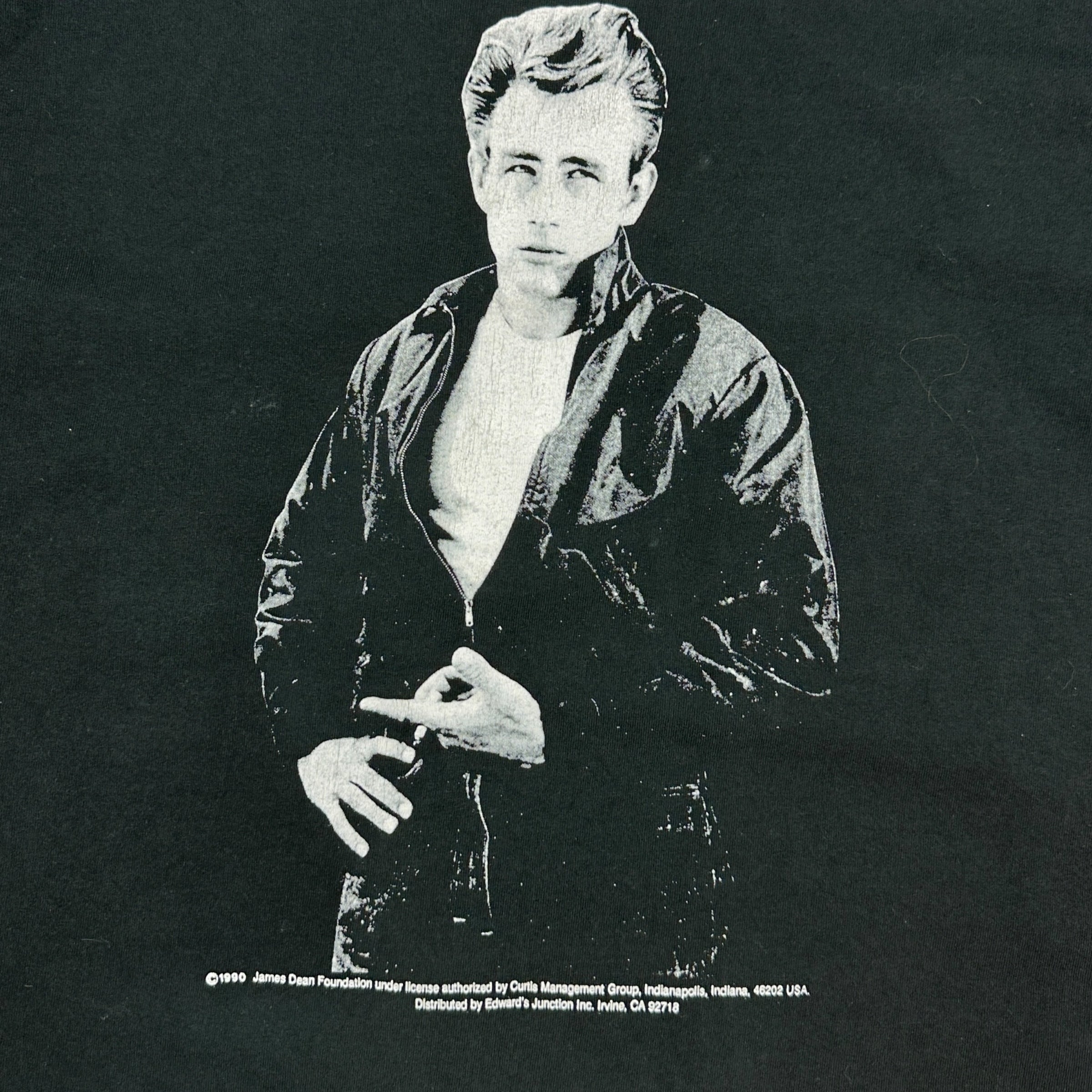 1990 James Dean Photo Tee Black