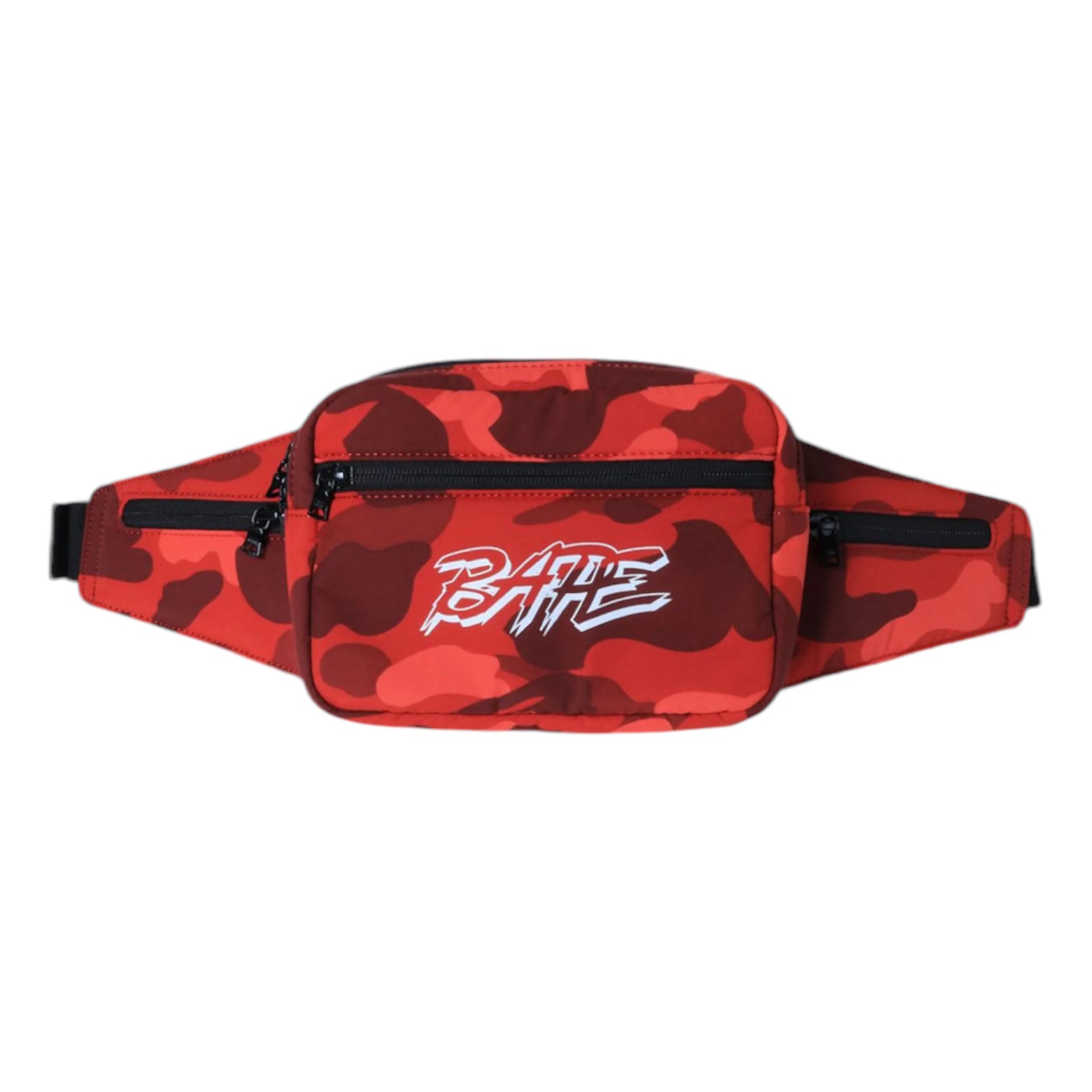 BAPE Color Camo Waist Bag Red