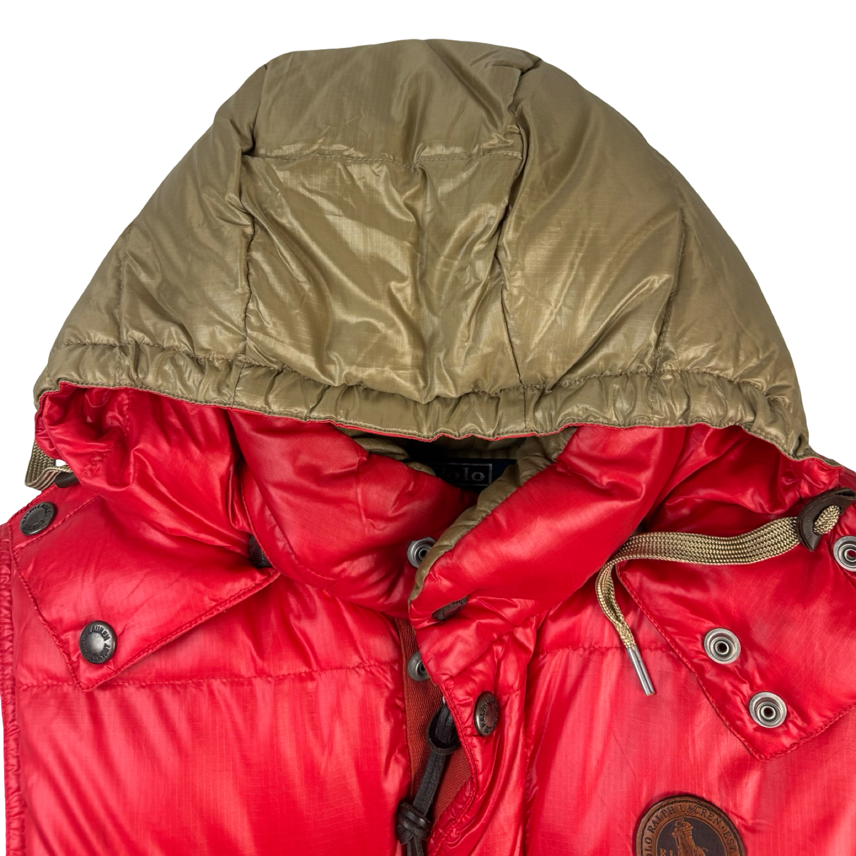 Vintage Polo Ralph Lauren Puffer Vest Red