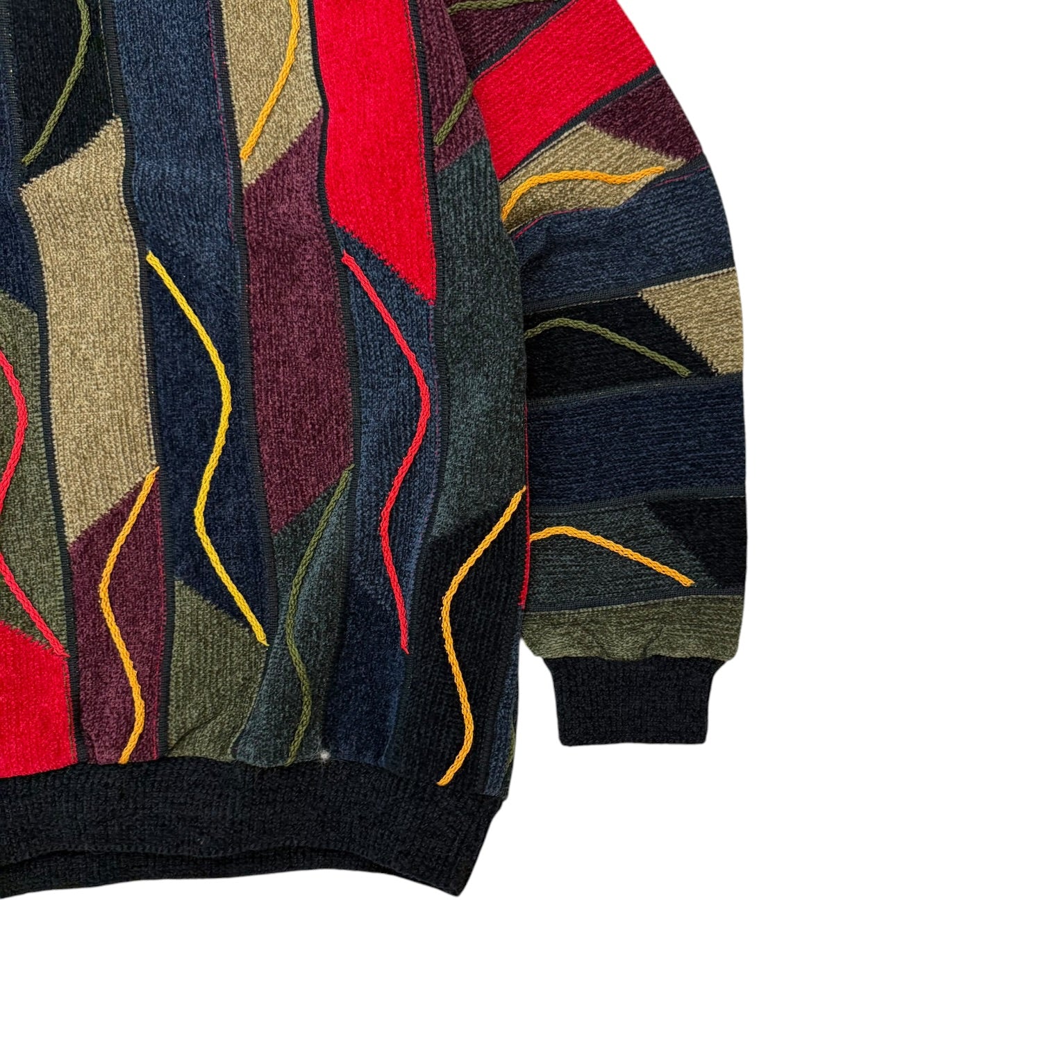Vintage Tundra Cable Knit Sweater Multicolour