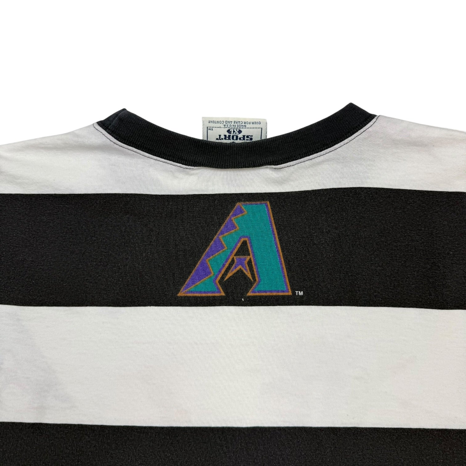 Vintage Arizona DiamondBacks Stripe Tee Black/White