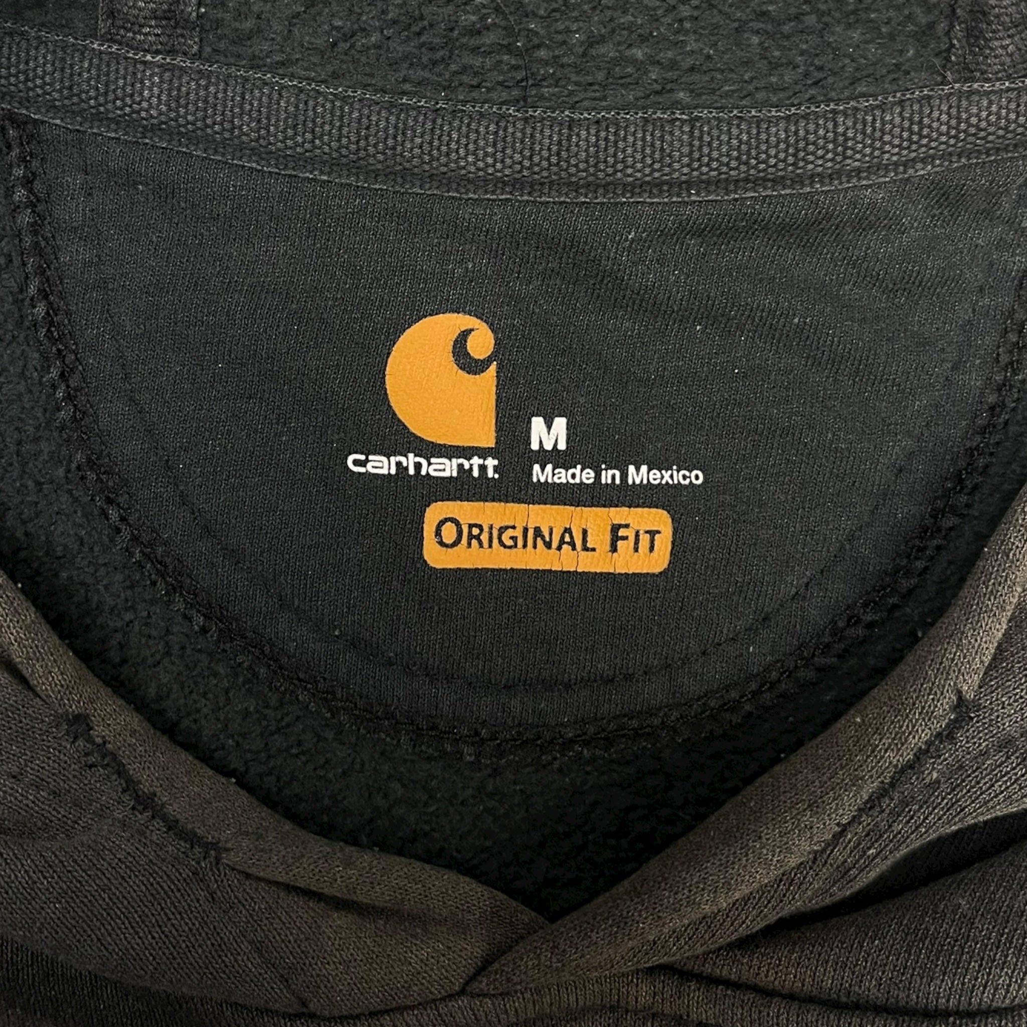 Vintage Carhartt Hooded Sweatshirt Brown