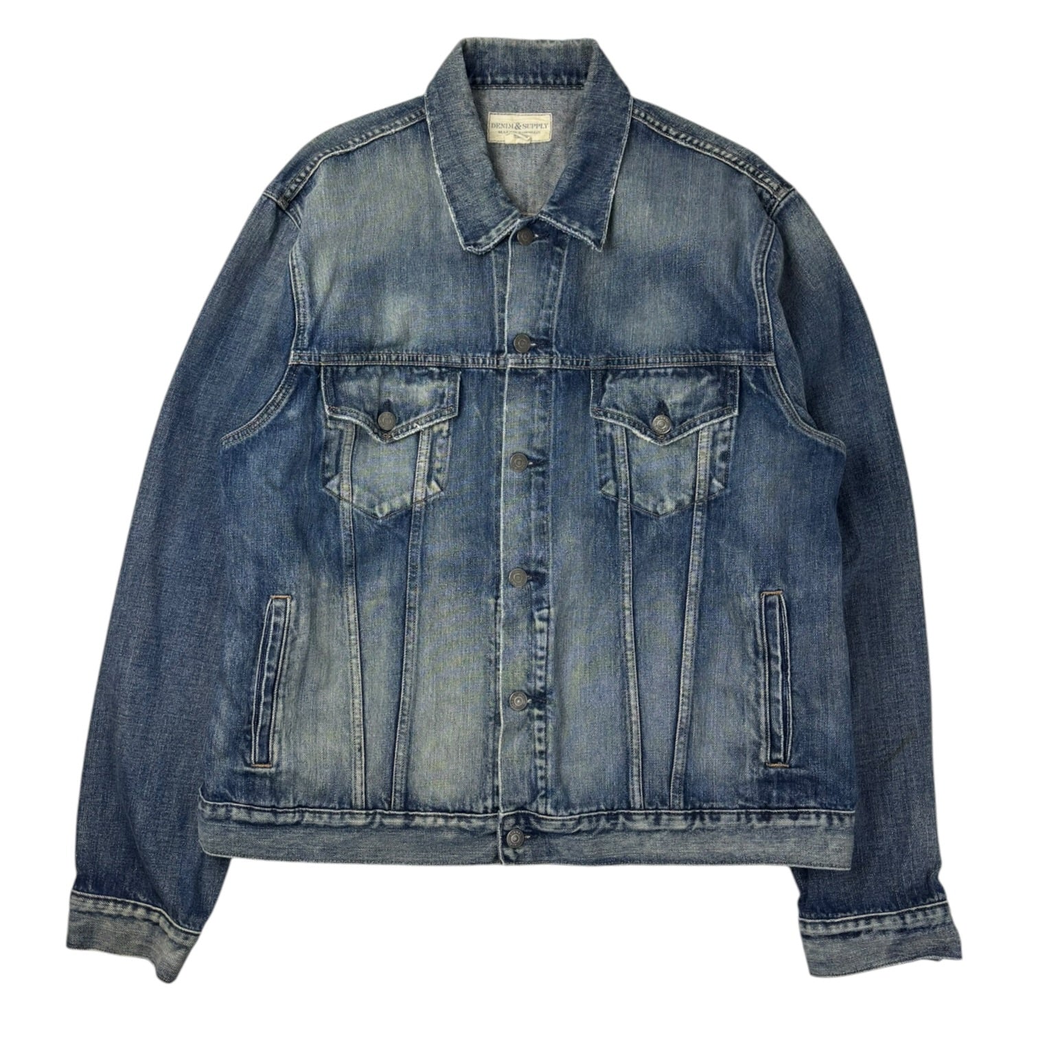 Vintage Polo Ralph Lauren Denim Jacket Light Blue Wash