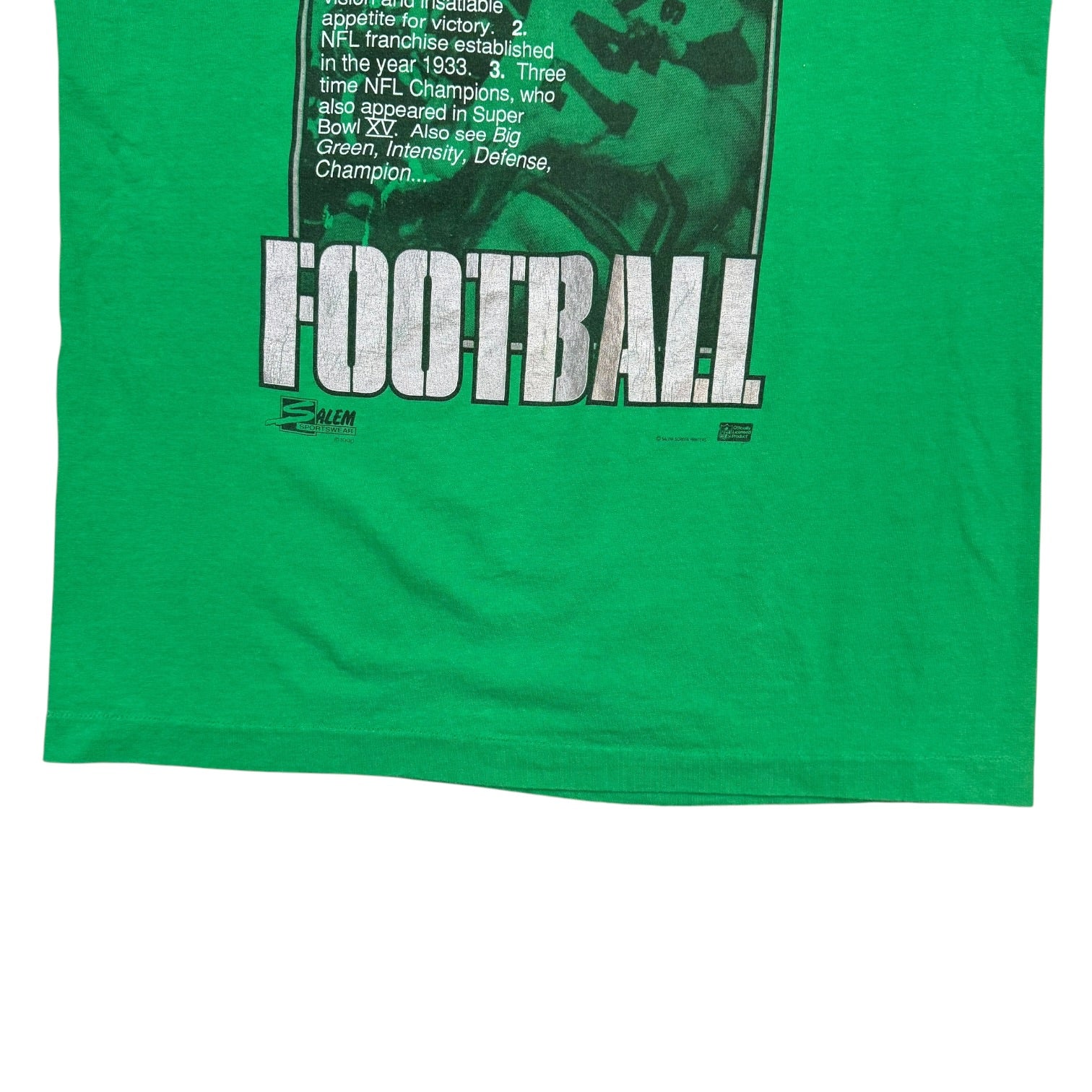 Vintage Philadelphia Eagles Dictionary Tee Kelly Green