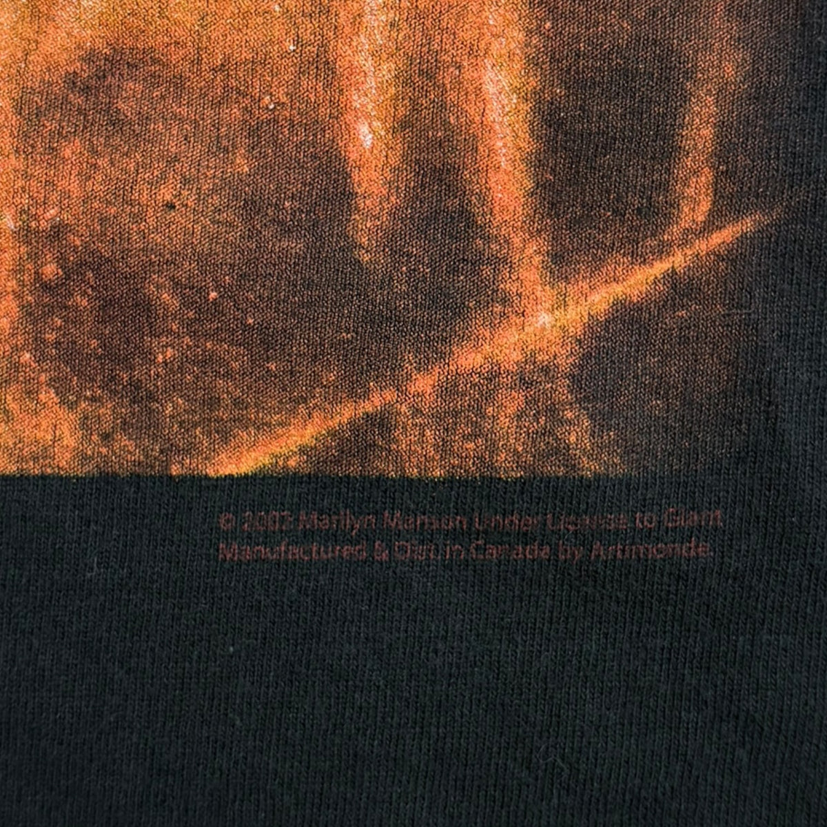 Vintage 2000’s “I’m Not A Slave” Marilyn Manson T-Shirt Black
