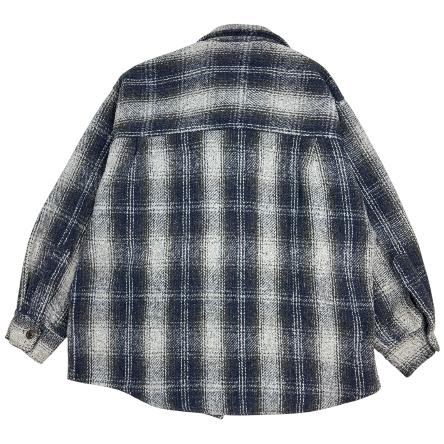 Vintage Earth Ragz Checkered Button Up Navy