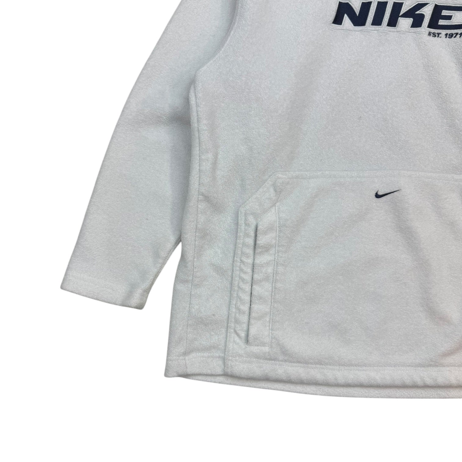 Vintage Nike Fleece Hoodie White