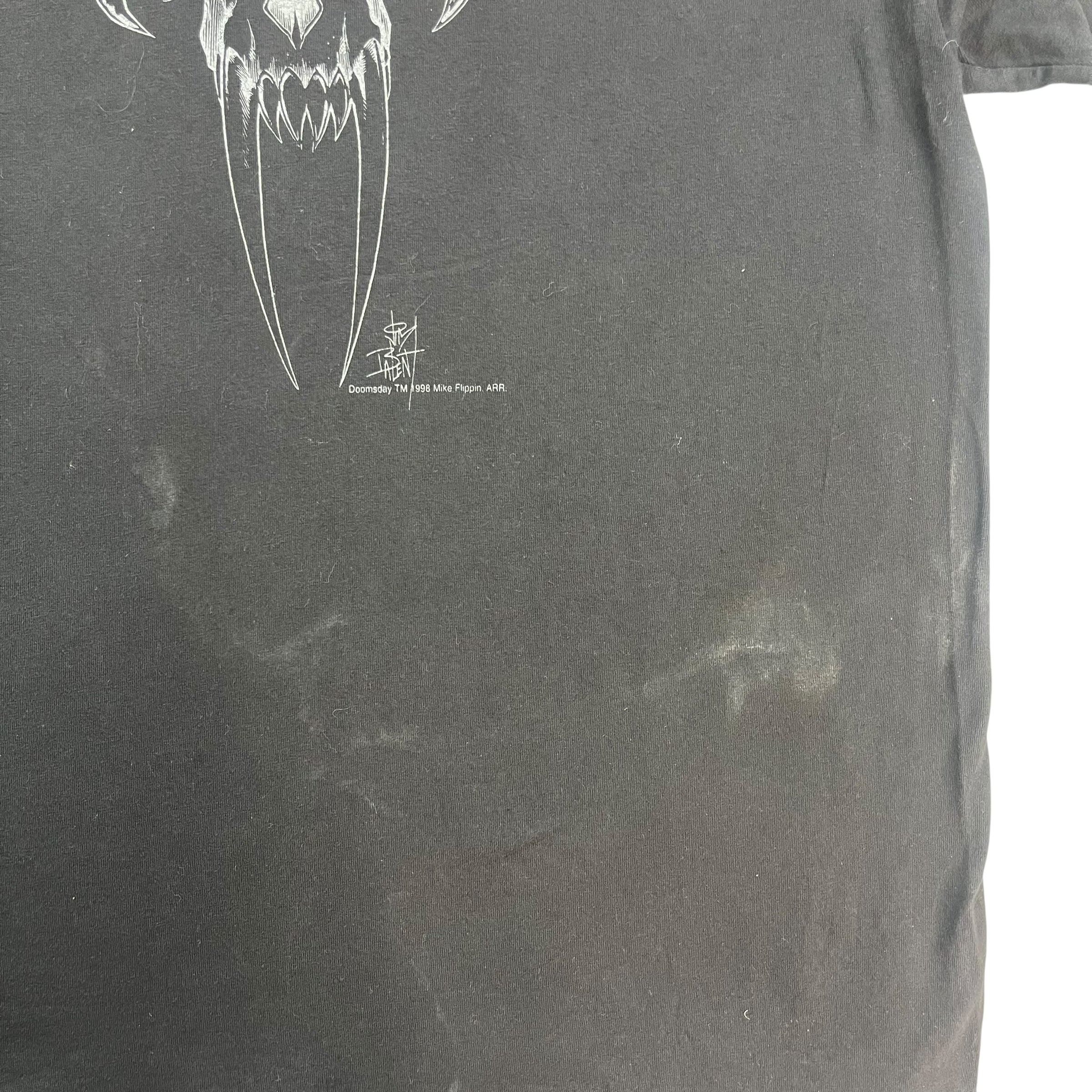 1998 Doomsday Mike Flippin Tee Black