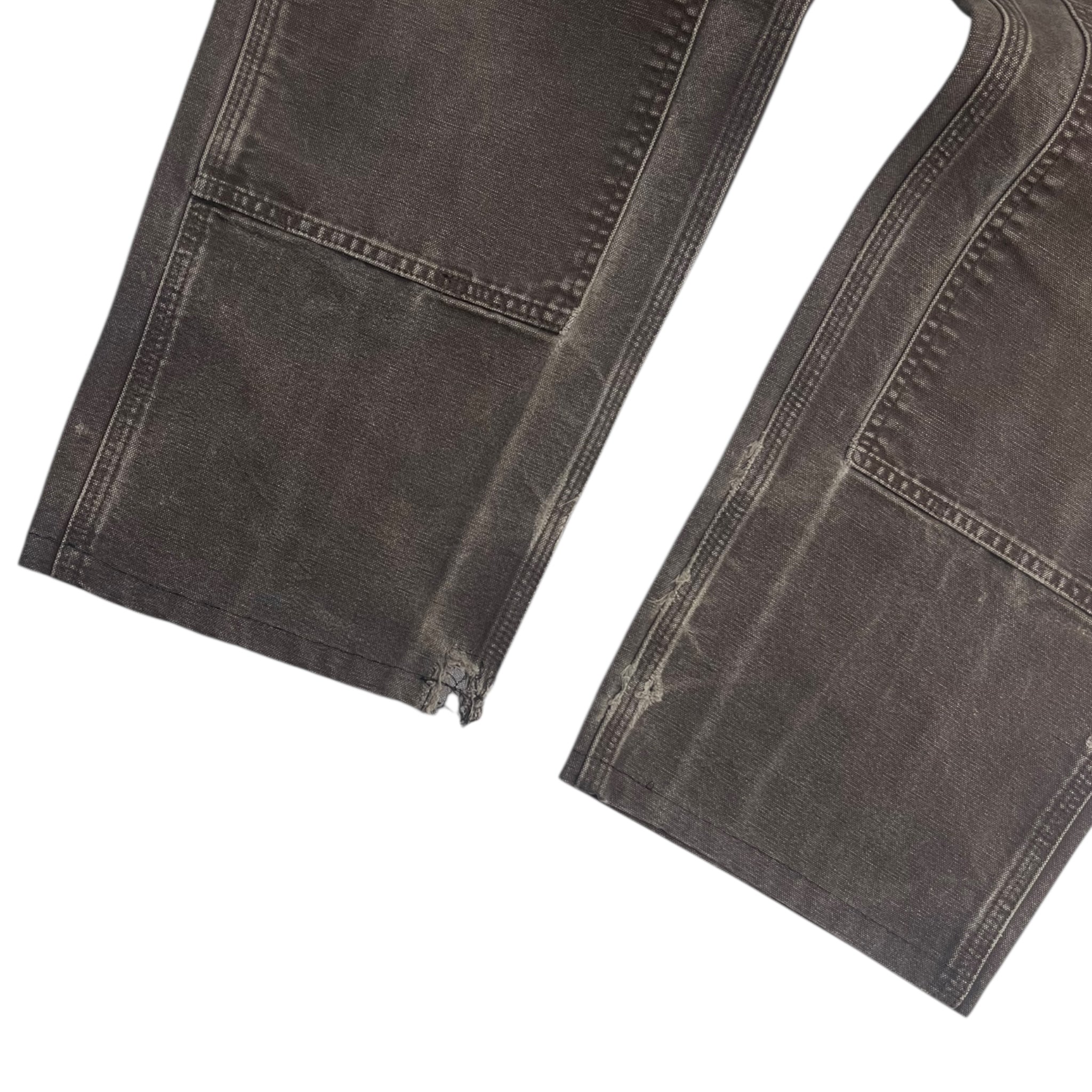 Vintage Carhartt Double Knee Carpenter Pants Faded Brown