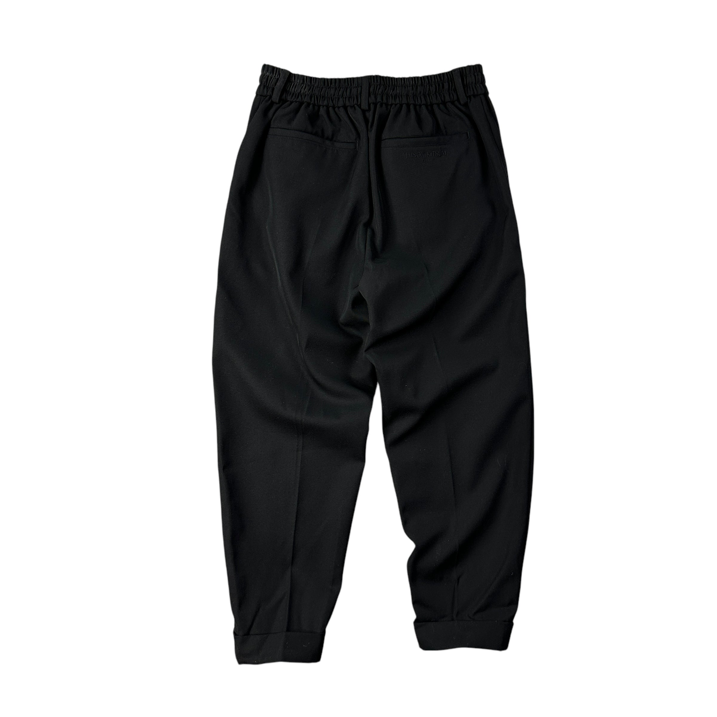 Maison Kitsuné Paris Draw String Trouser Black