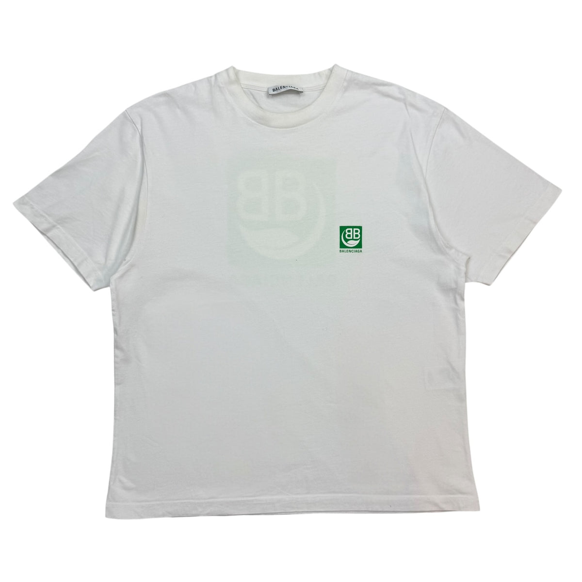 Balenciaga BB Eco Logo Tee White