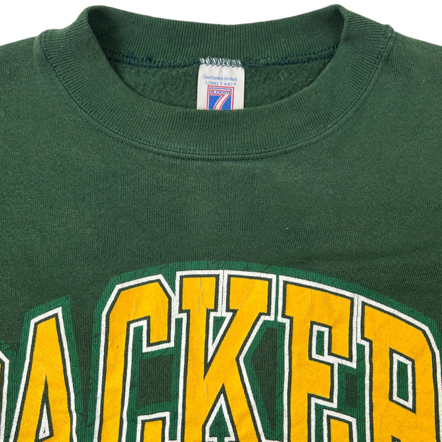 Vintage 1995 Green Bay Packers Sweatshirt Green