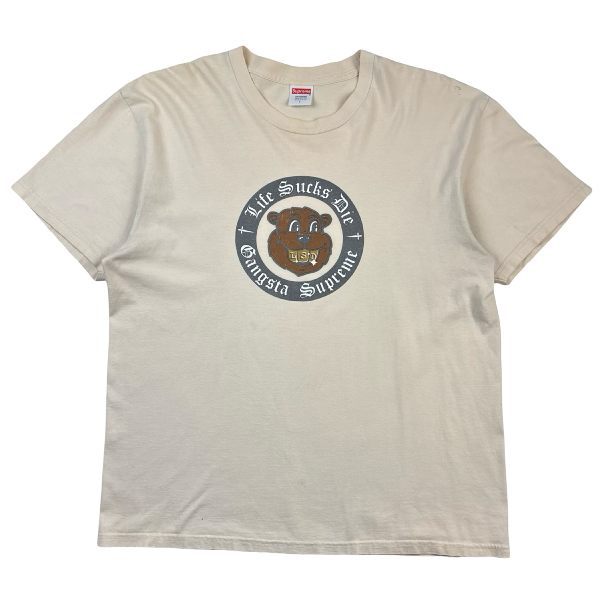 Supreme Life Sucks Die Tee Natural