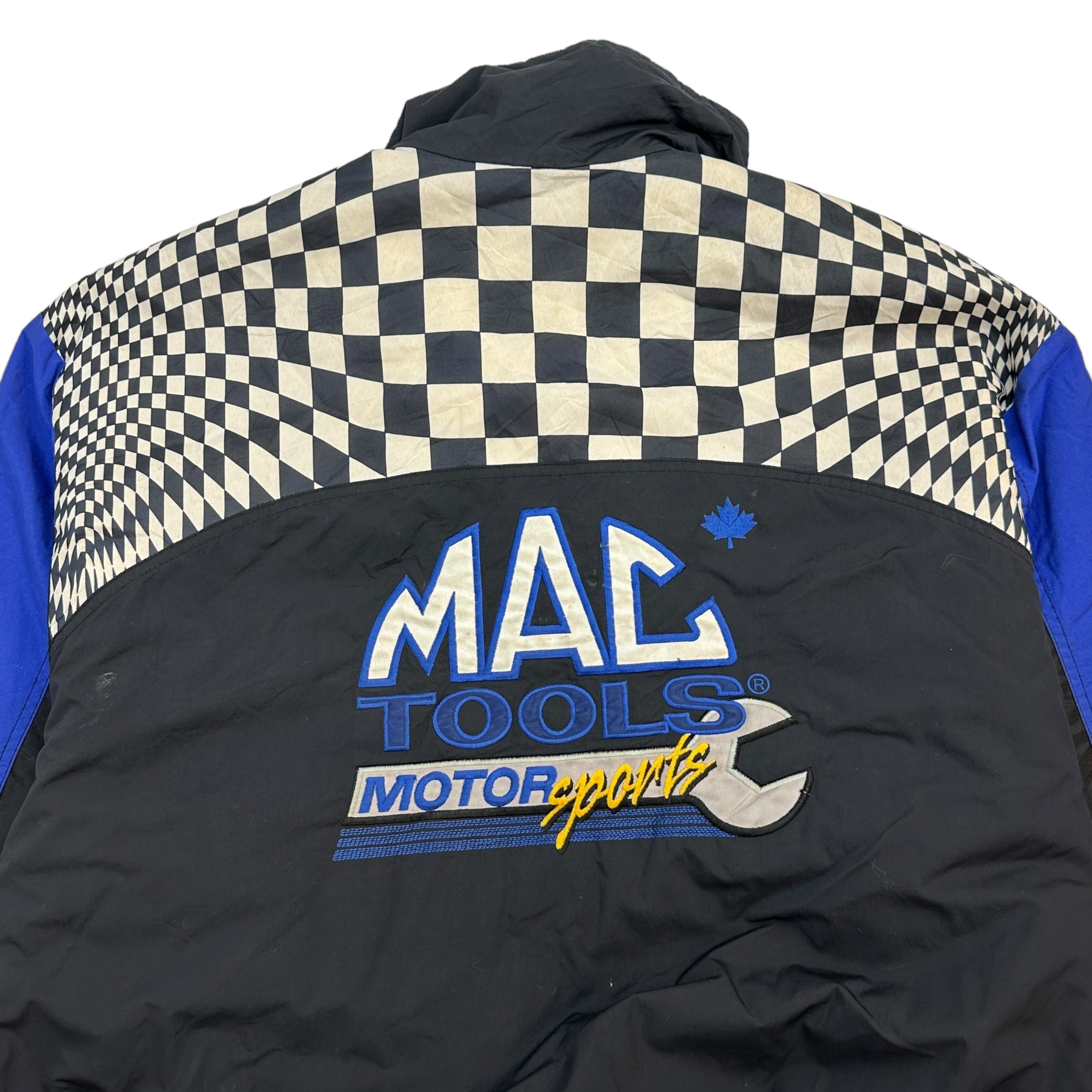 Vintage Mac Tools Checkered Racing Jacket