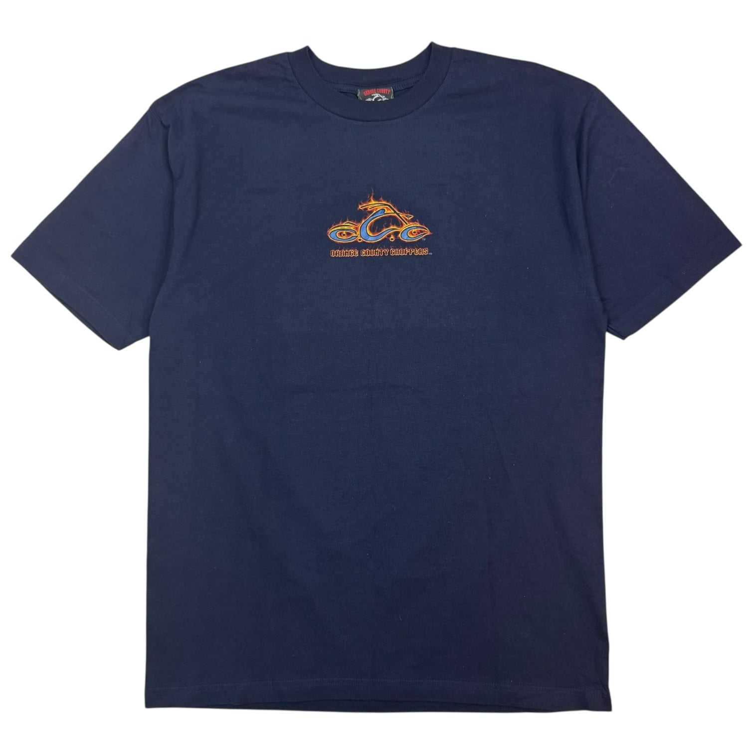 Vintage Orange County Choppers Flame Tee Navy Blue